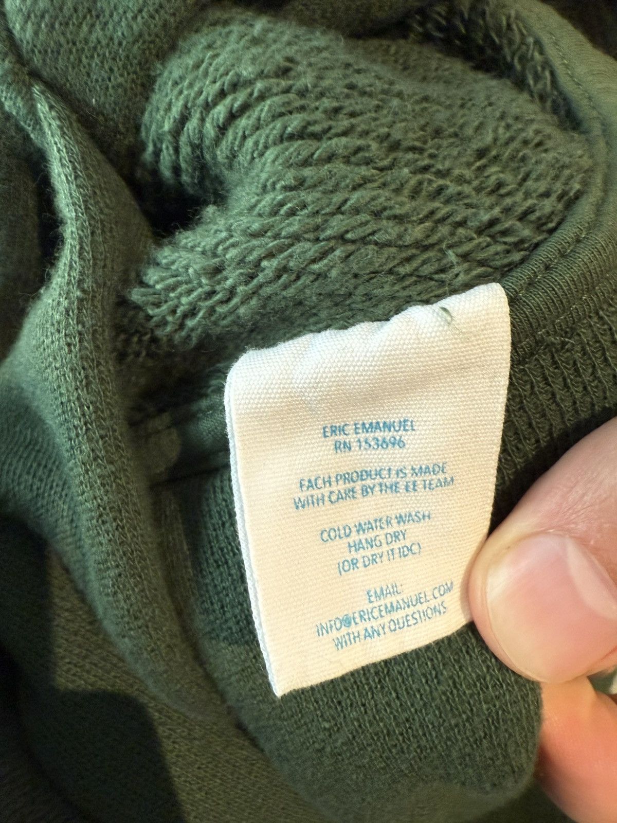 Eric Emanuel 3M Blur Logo French Terry Hoodie Size US XL / EU 56 / 4 - 4 Thumbnail