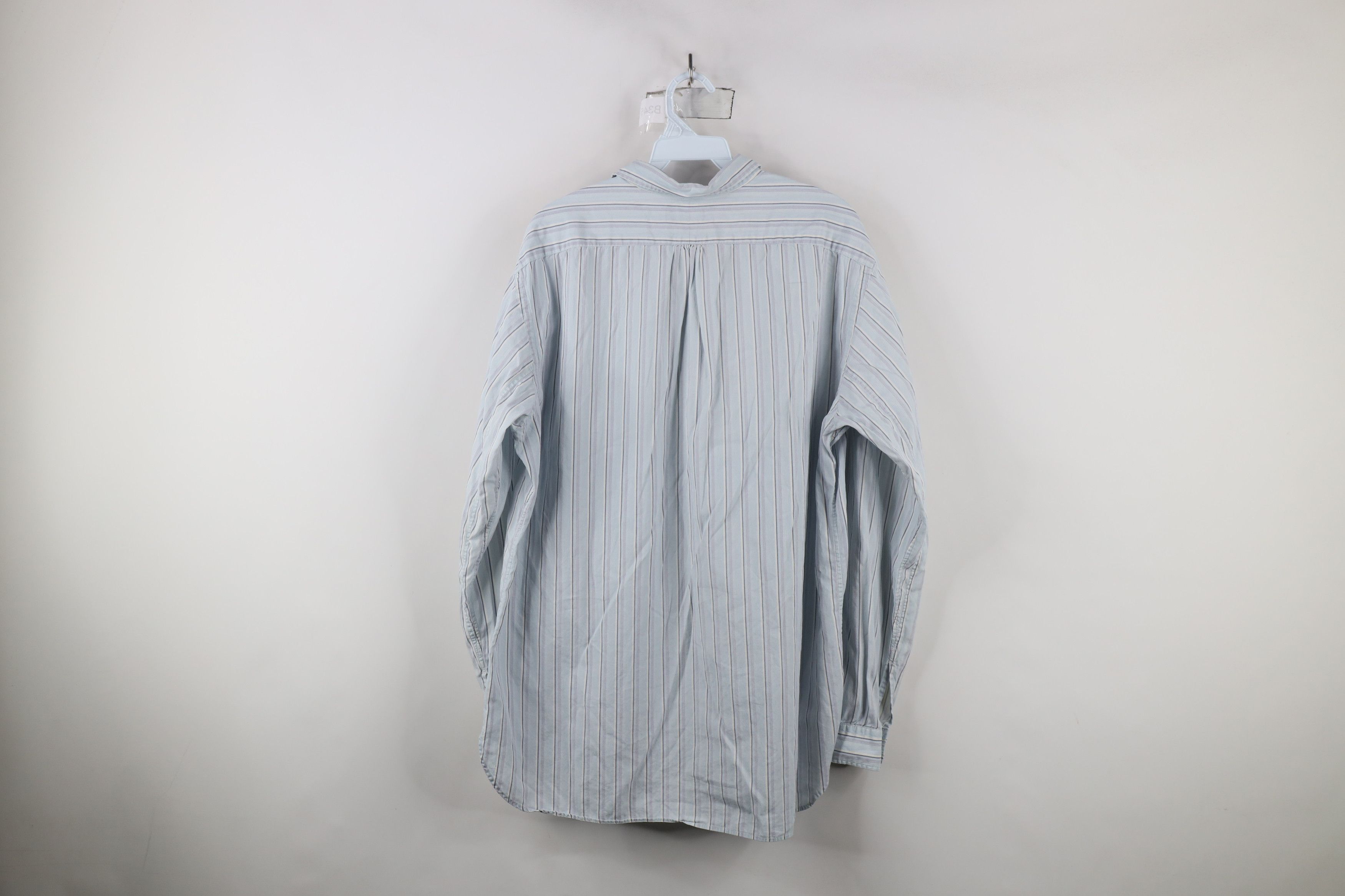 Ralph Lauren × Vintage Vintage 90s Ralph Lauren Collar Button Down Polo Shirt Size US L / EU 52-54 / 3 - 11 Thumbnail
