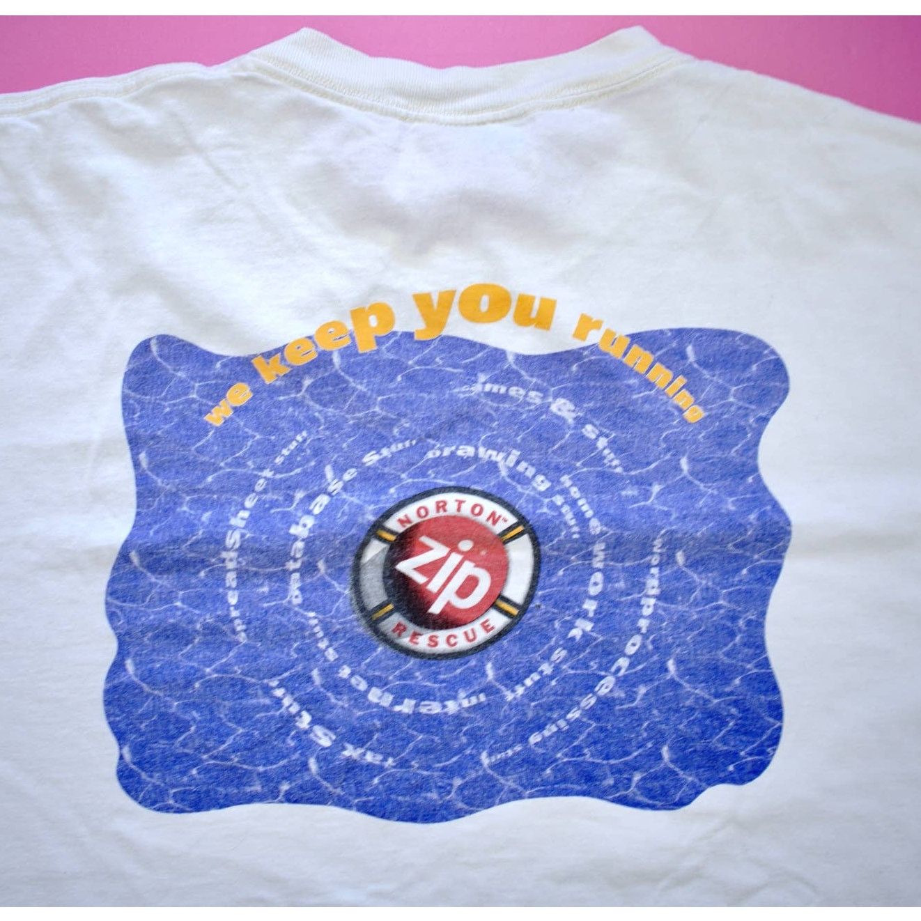 Vintage Vintage 90s Oneita Iomega ZIP Drive Floppy Disk Tee Mens XL Size US XL / EU 56 / 4 - 3 Thumbnail