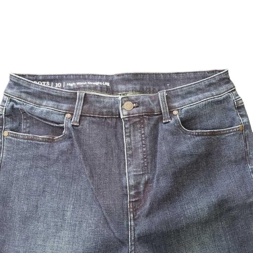 Designer CT1476 Talbots Flawless High Waist Straight Leg Blue Jean 10 Size 32" / US 10 / IT 46 - 2 Thumbnail