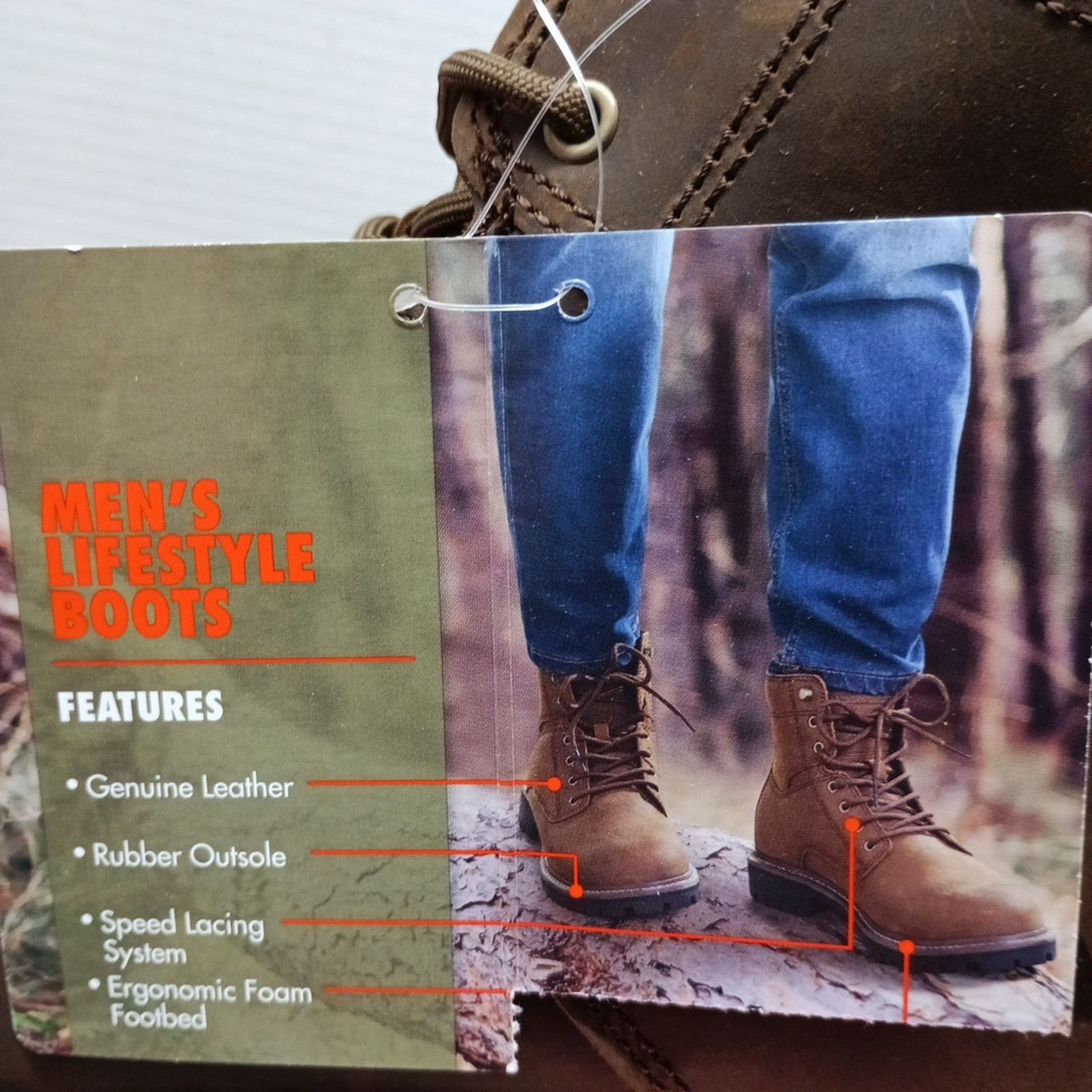 Other Ozark Trail Mens Range Mountain Hiking Boots Size 11.5 Brown Size US 11.5 / EU 44-45 - 4 Thumbnail