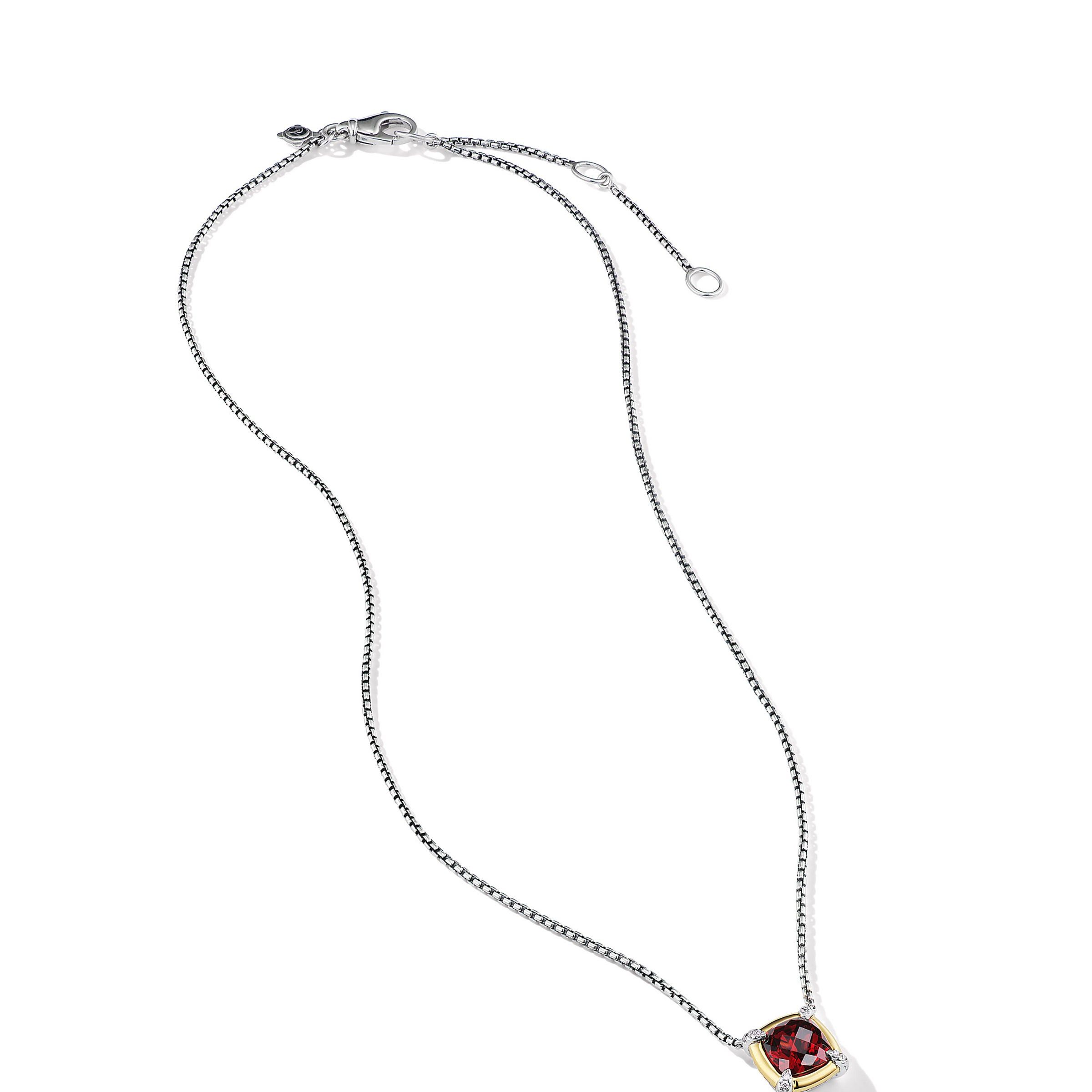 David Yurman o1w1db10525 N17114D Necklace in Silver with 18K Yellow Gold Size ONE SIZE - 2 Thumbnail