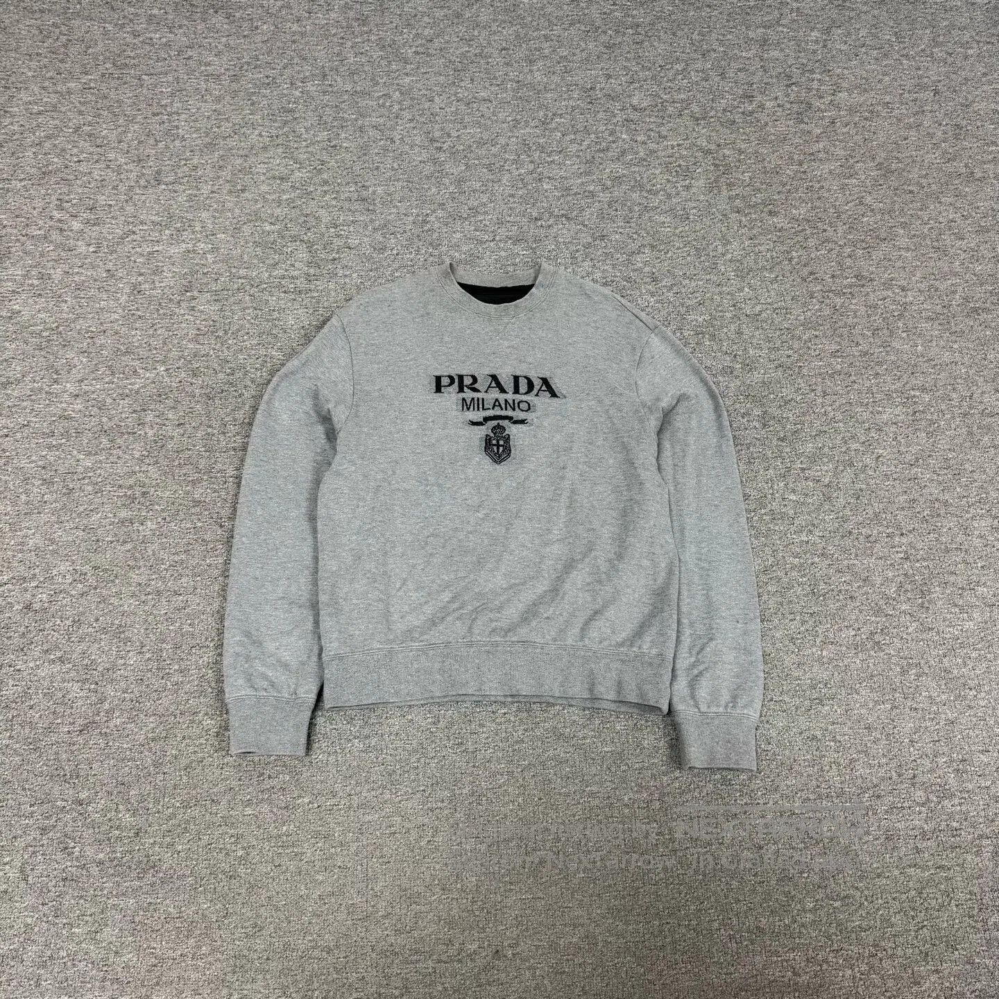 Prada Prada Logo: Round-necked hoodie| Size US S / EU 44-46 / 1 - 1 Thumbnail