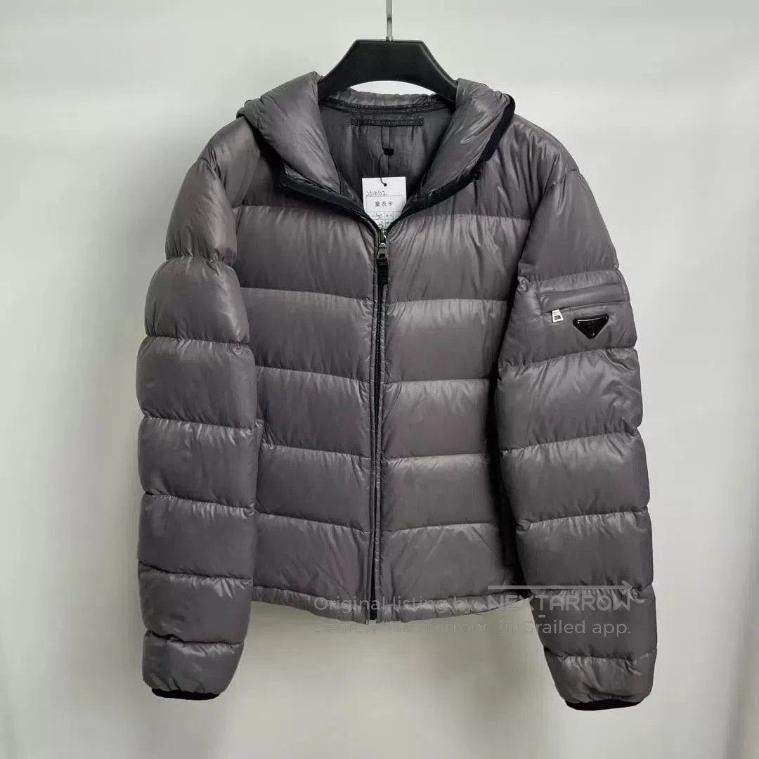 Prada Prada Thick Metal Triangle Logo Down Jacket. Size US M / EU 48-50 / 2 - 1 Thumbnail
