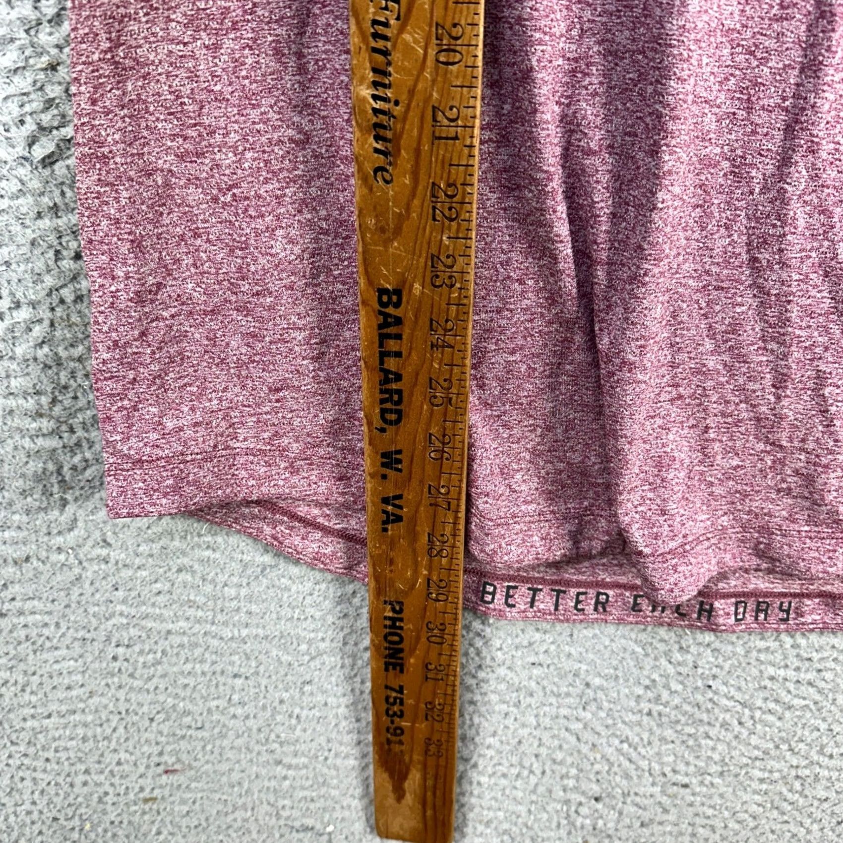 Lululemon Lululemon Athletic Shirt Mens Medium Purple Salt Pepper Raglan Short Sleeve Logo Shirt Size US M / EU 48-50 / 2 - 7 Thumbnail