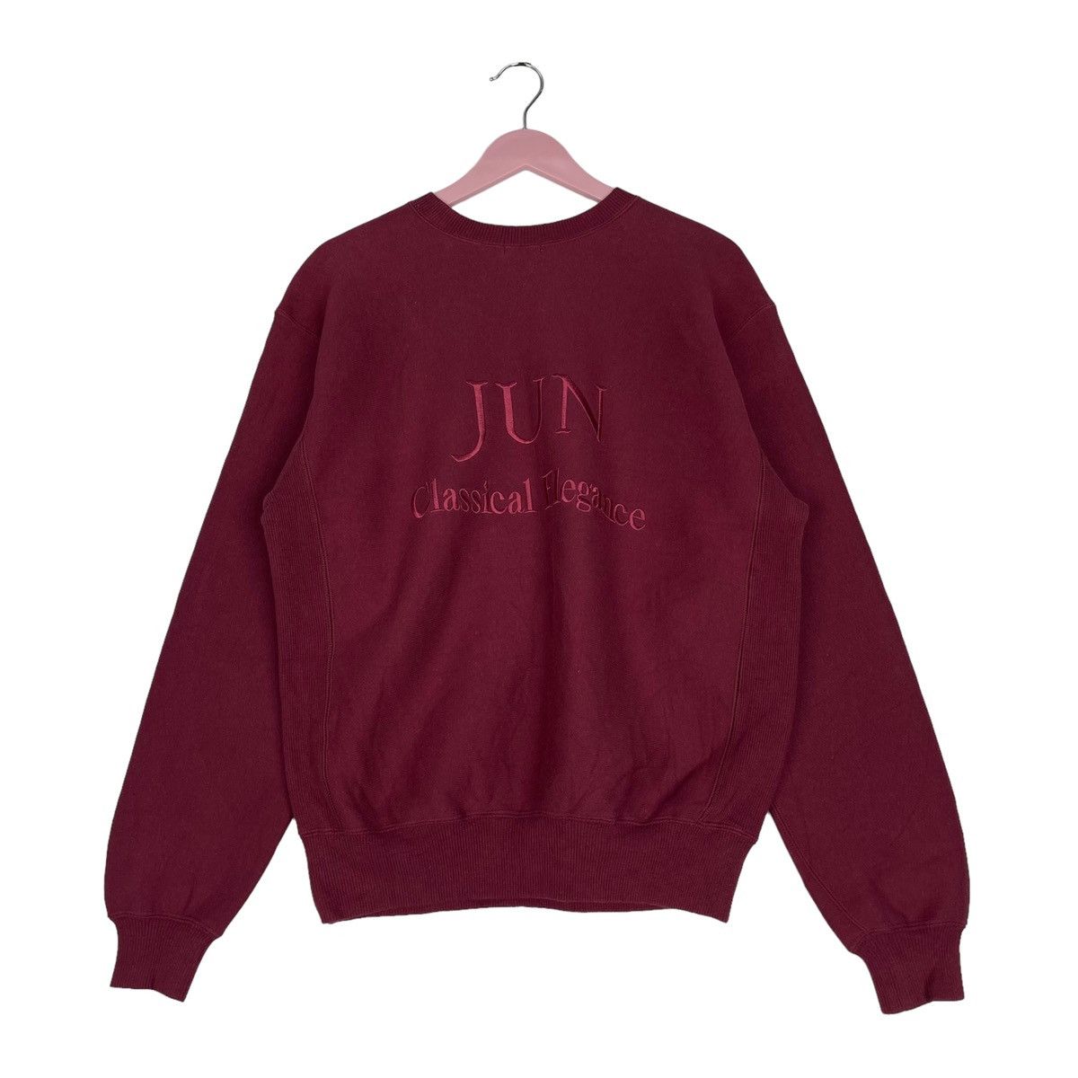 Vintage Vintage Jun Classic Elegance Embroidered Crewneck Sweatshirt Size US L / EU 52-54 / 3 - 1 Thumbnail