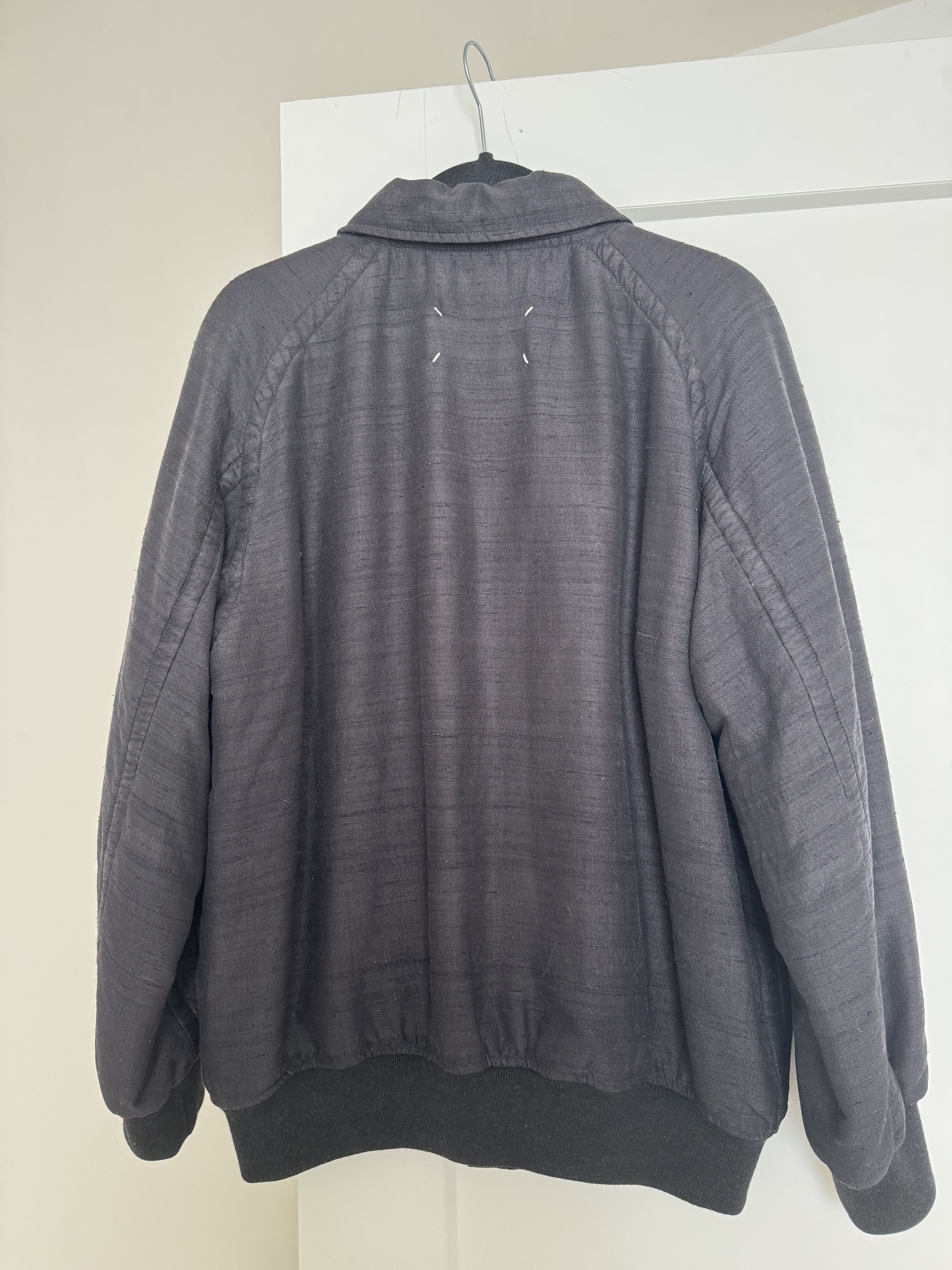 Maison Margiela Maison Margiela SS23 Silk Dupion Bomber Jacket Black 48 / M Size US M / EU 48-50 / 2 - 7 Thumbnail