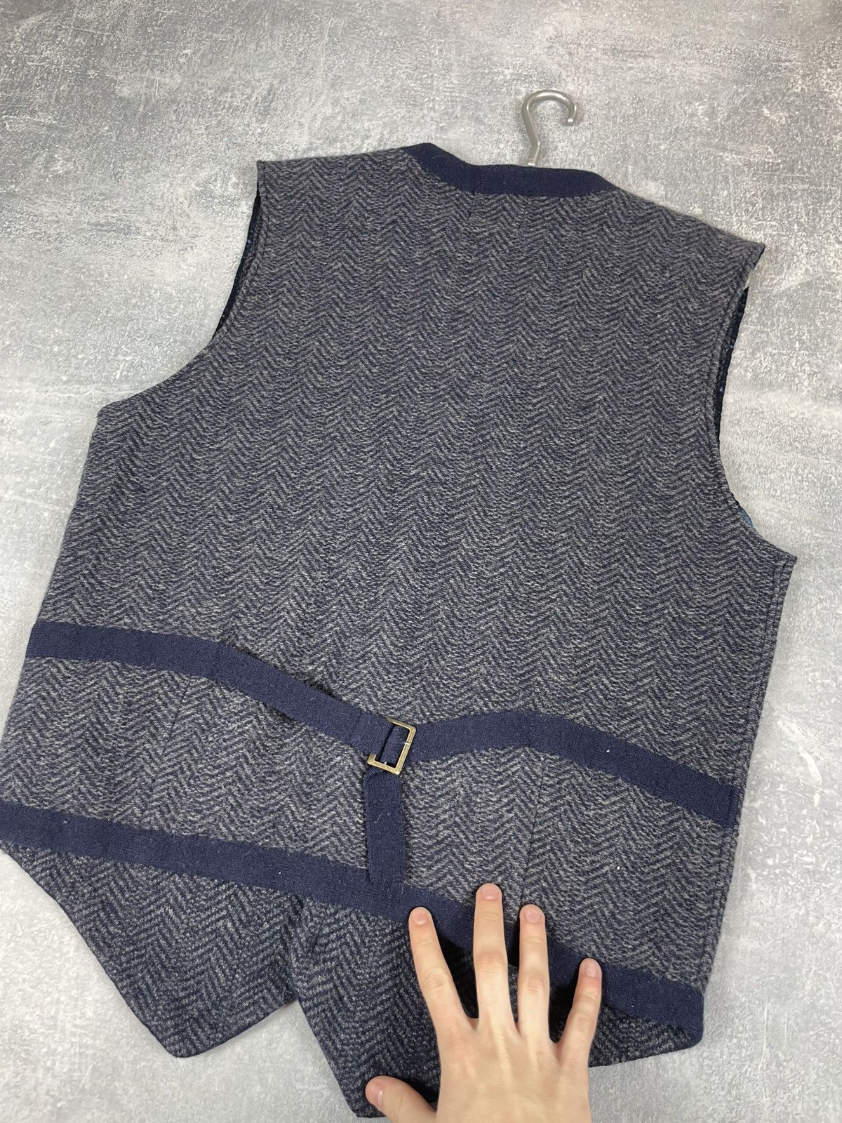 NN07 Japanese NN07 NN 07 No Nationality wool vest Size 44R - 2 Thumbnail