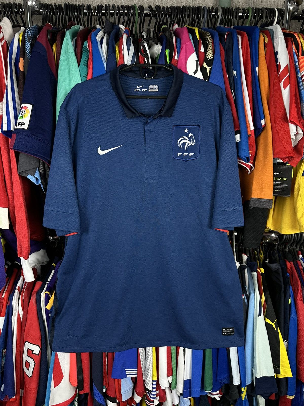 Nike FRANCE 2011 2012 HOME FOOTBALL SHIRT SOCCER JERSEY NIKE XXL Size US XXL / EU 58 / 5 - 1 Thumbnail