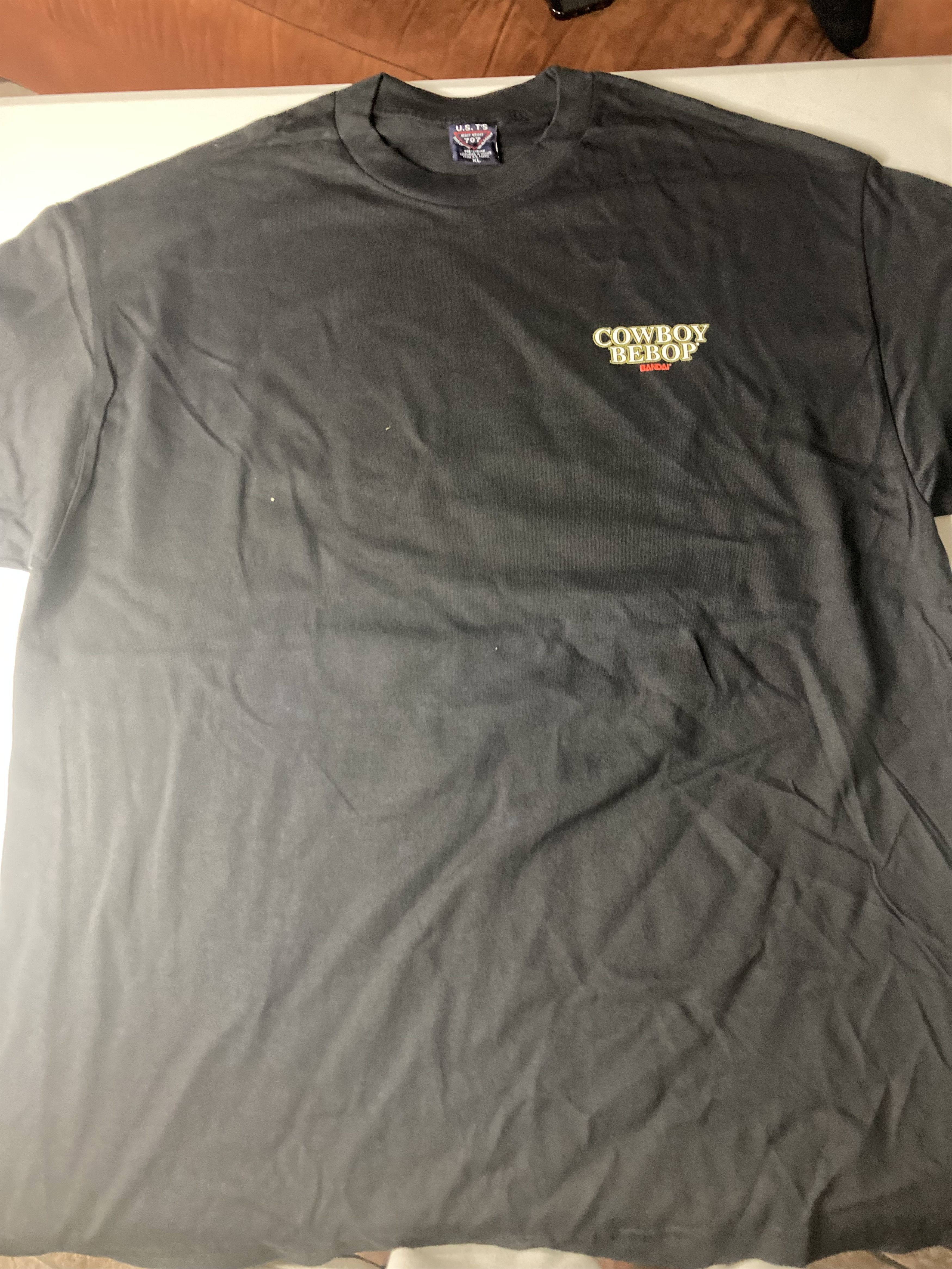 image of Vintage Cowboy Bebop Size XL T Shirt Bandai Games 2004 in Black, Men's