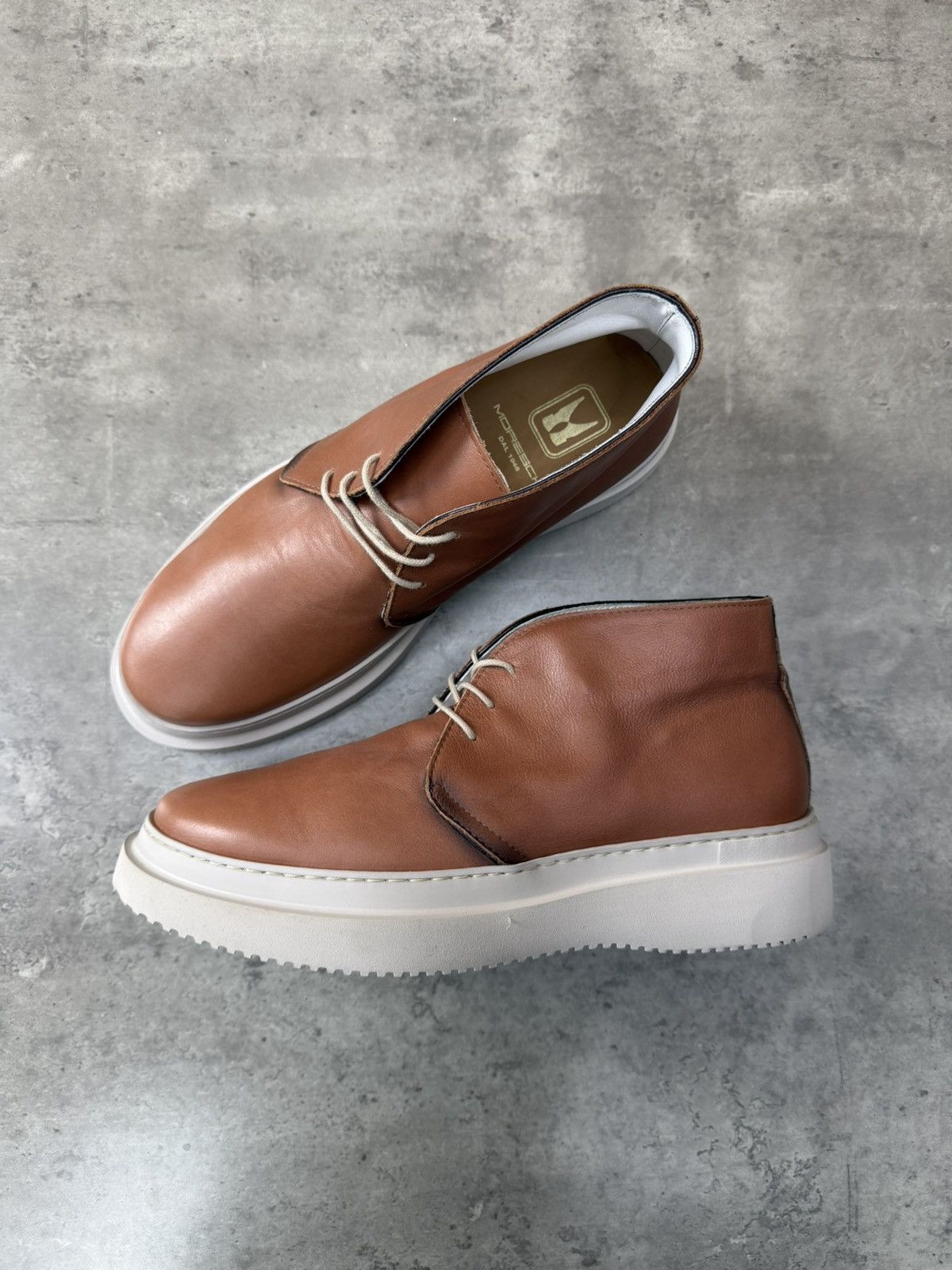 Moreschi Moreschi Leather Desert Boots Brown Size 41 Size US 8 / EU 41 - 8 Thumbnail
