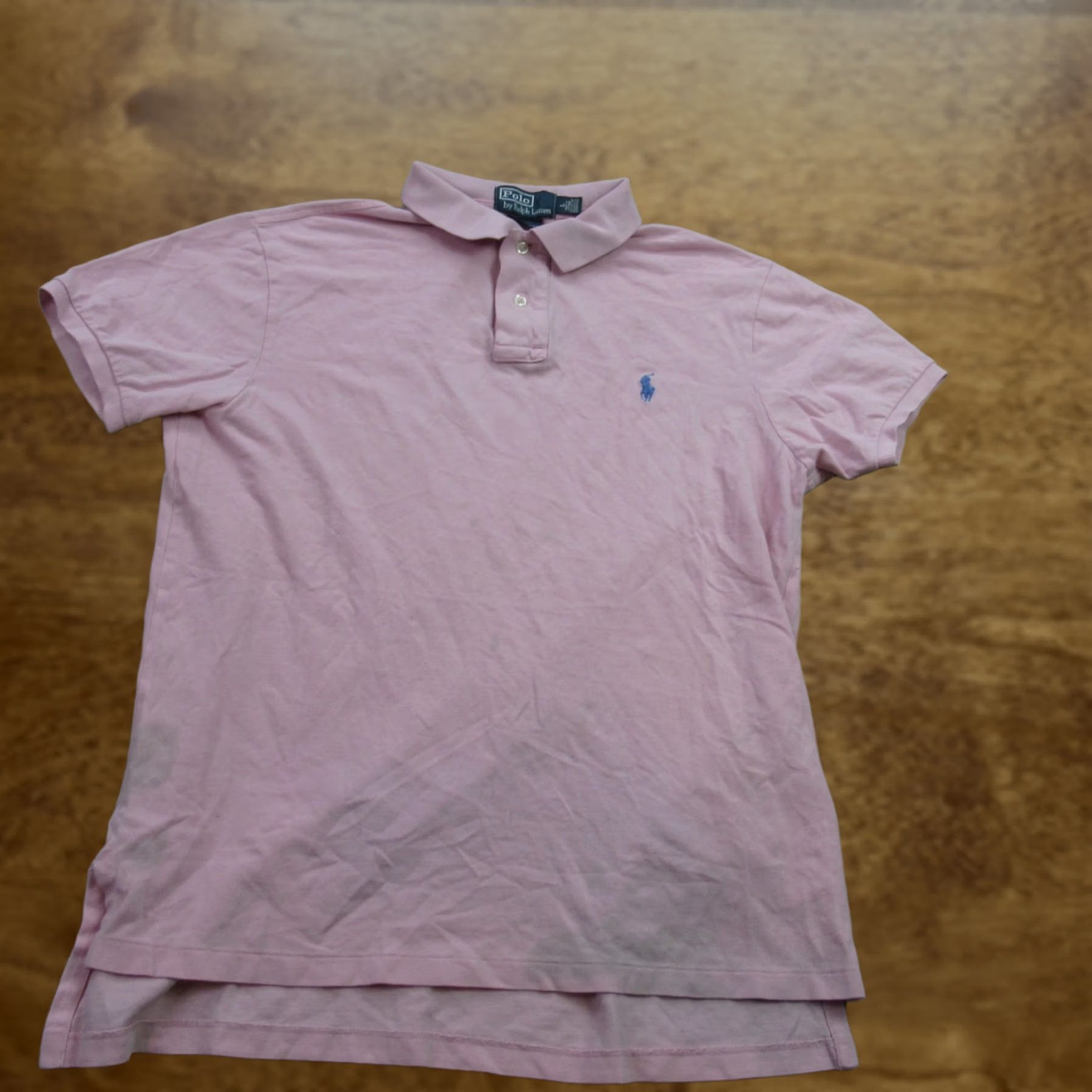 Polo Ralph Lauren Polo Ralph Lauren Shirt Mens Large Pink Short Sleeve Custom Fit Lightweight Size US L / EU 52-54 / 3 - 1 Thumbnail
