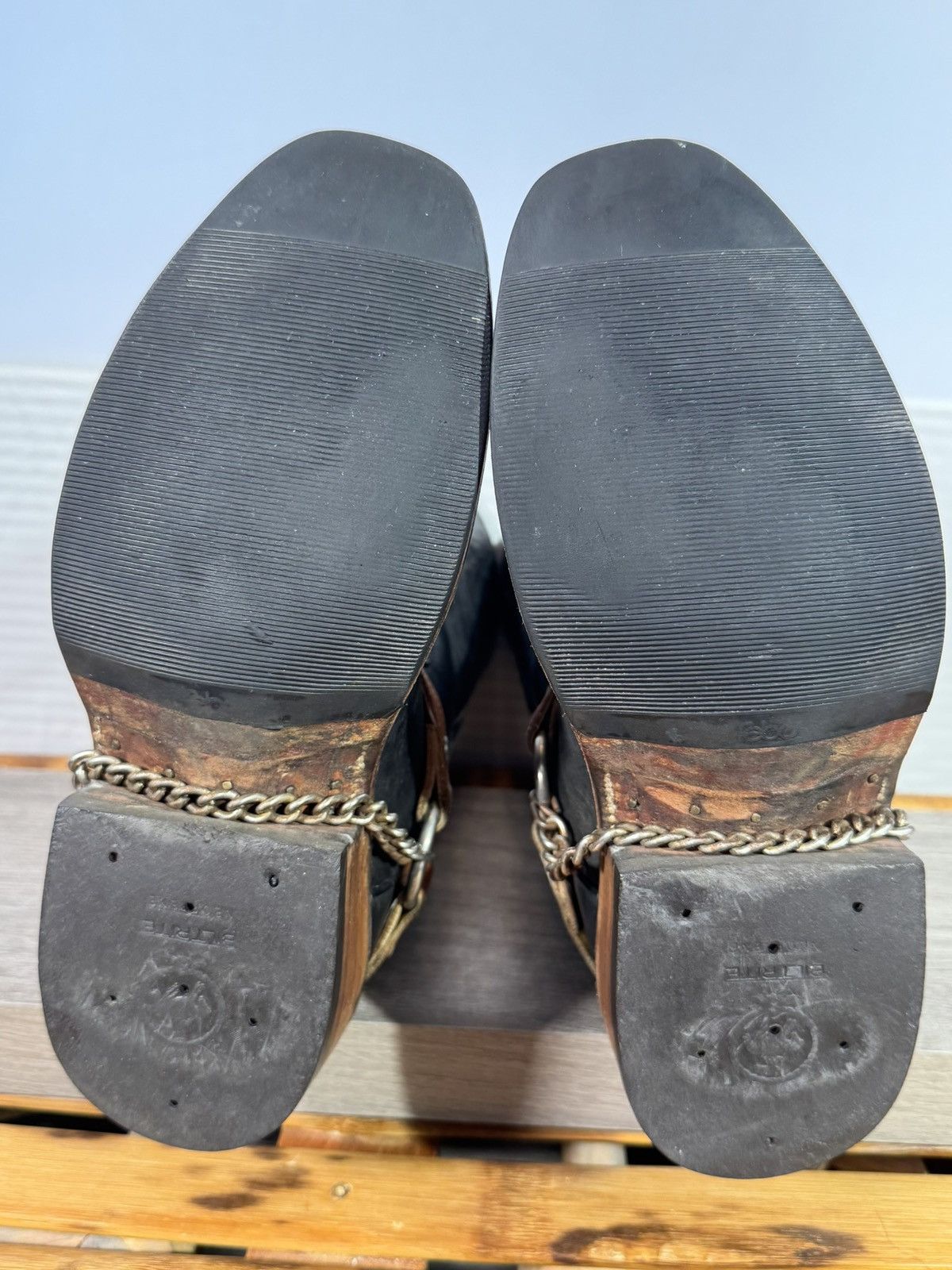 Other Bowman’s Wilson Boot Co Vintage H-D Harness Boots Size 8.5 D Size US 8.5 / EU 41-42 - 13 Thumbnail