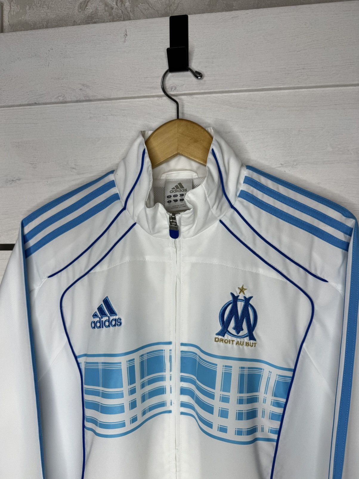 Adidas VINTAGE Adidas Olympique Marseille Tracksuit Football Soccer Size US L / EU 52-54 / 3 - 4 Thumbnail