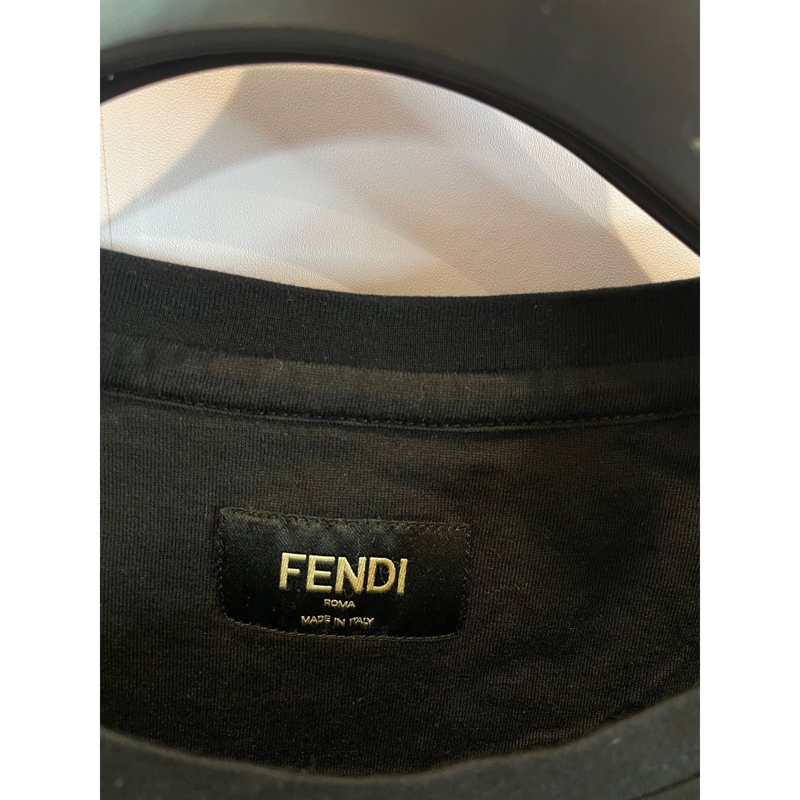 Fendi Fendi Monster Eyes Tee Black Yellow Used 48 (Small) Size US S / EU 44-46 / 1 - 3 Thumbnail