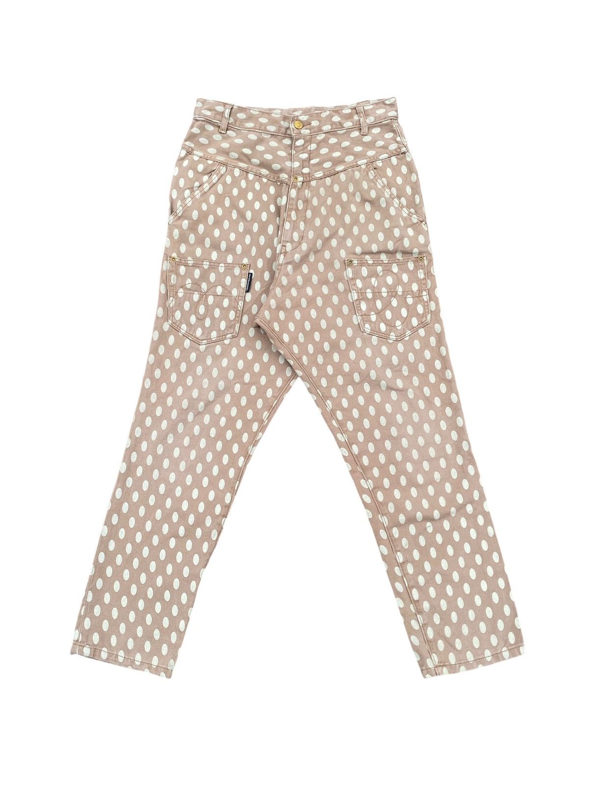 Issey Miyake MERCIBEAUCOUP Polka Dot Double Face Jeans Size US 30 / EU 46 - 1 Thumbnail