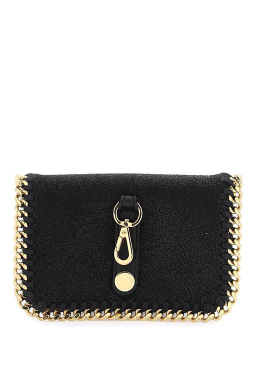 Stella McCartney o1s22i1n1024 Size: OS / Deer Falabella Card Holder in Black Size ONE SIZE - 2 Thumbnail