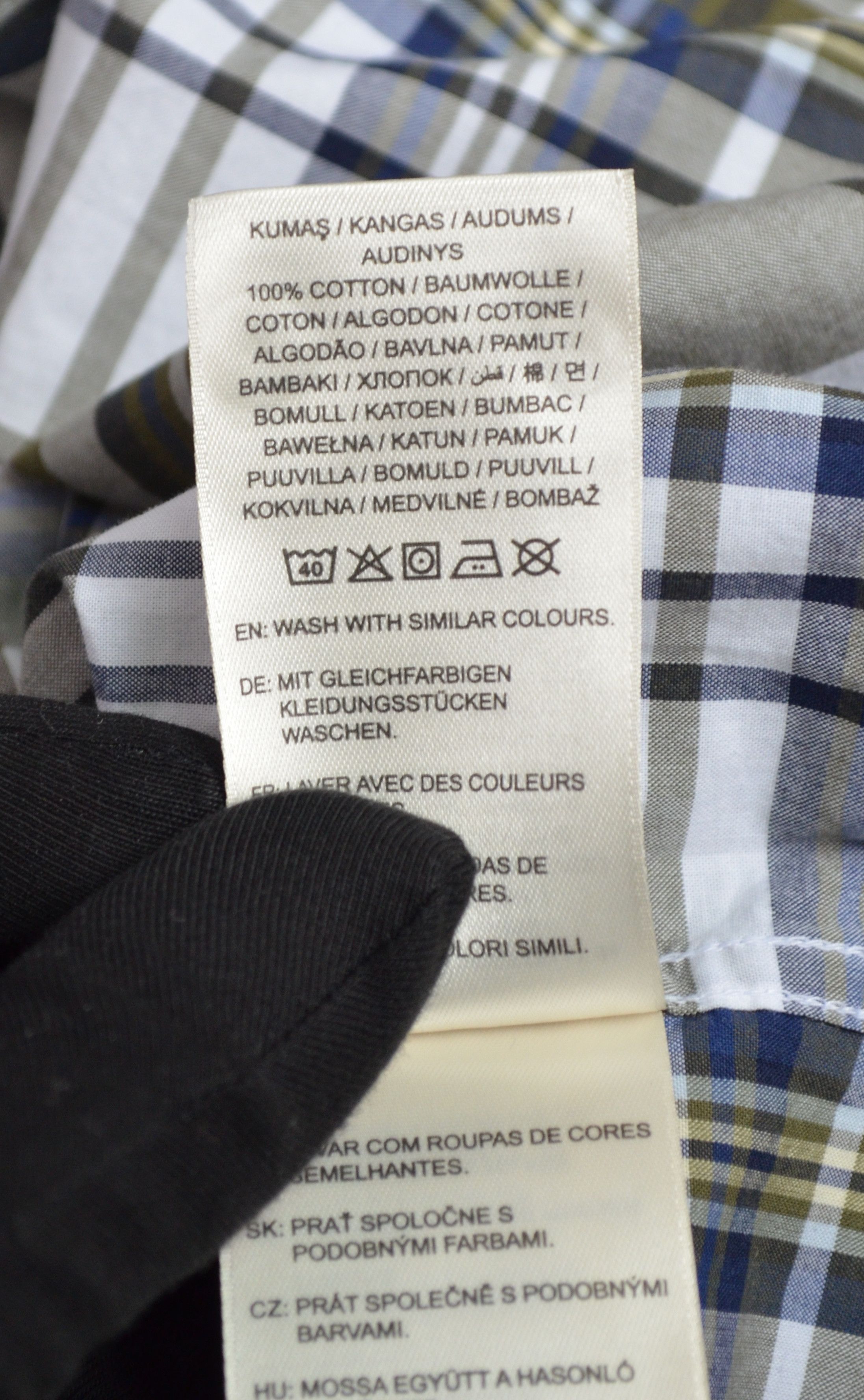 Designer × Gant GANT White Green Check Poplin Shirt Regular Size M Size US M / EU 48-50 / 2 - 12 Thumbnail