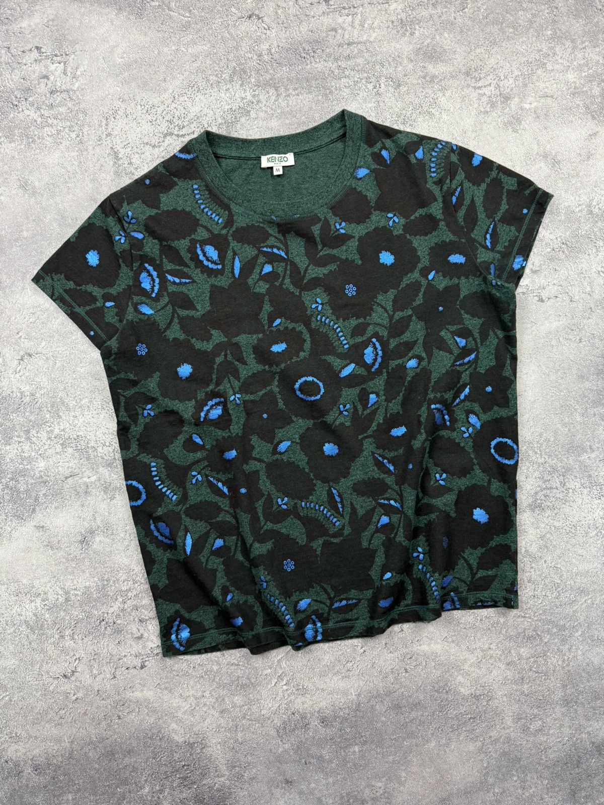 Kenzo Vintage Kenzo All Over Print Flowers T-Shirt Luxury Y2K Tee Size M / US 6-8 / IT 42-44 - 4 Thumbnail