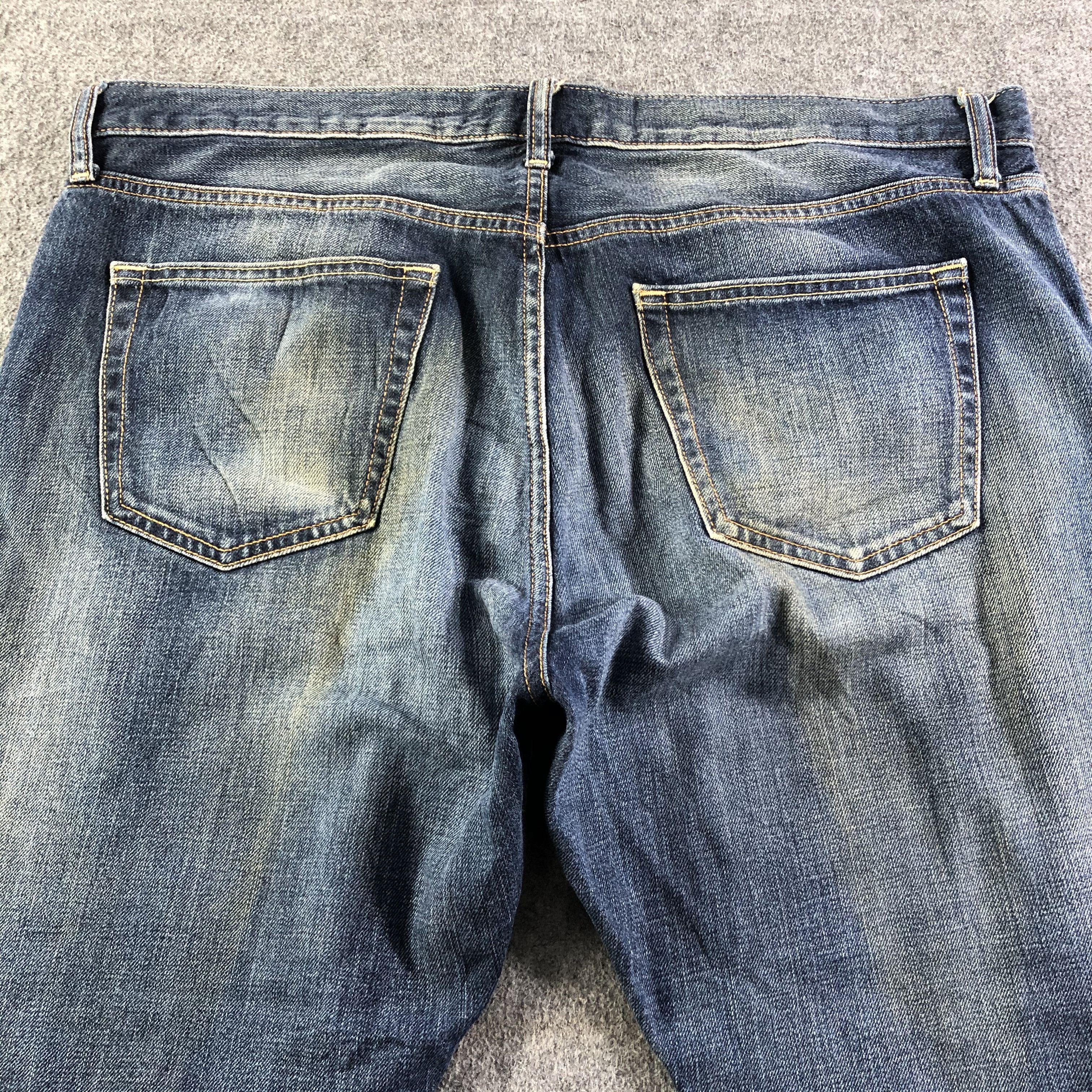 Selvedge Blue Wash Uniqlo Jeans-J2957
