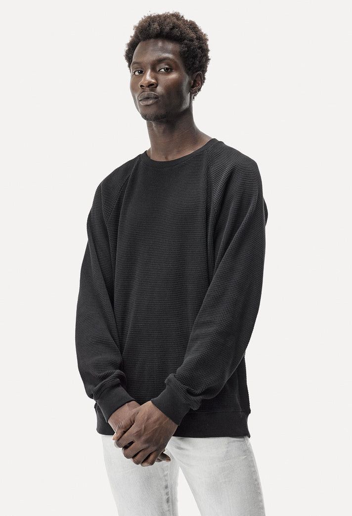 John Elliott JOHN ELLIOTT RAGLAN SLEEVE THERMAL CREWNECK PULLOVER Size US XL / EU 56 / 4 - 2 Thumbnail