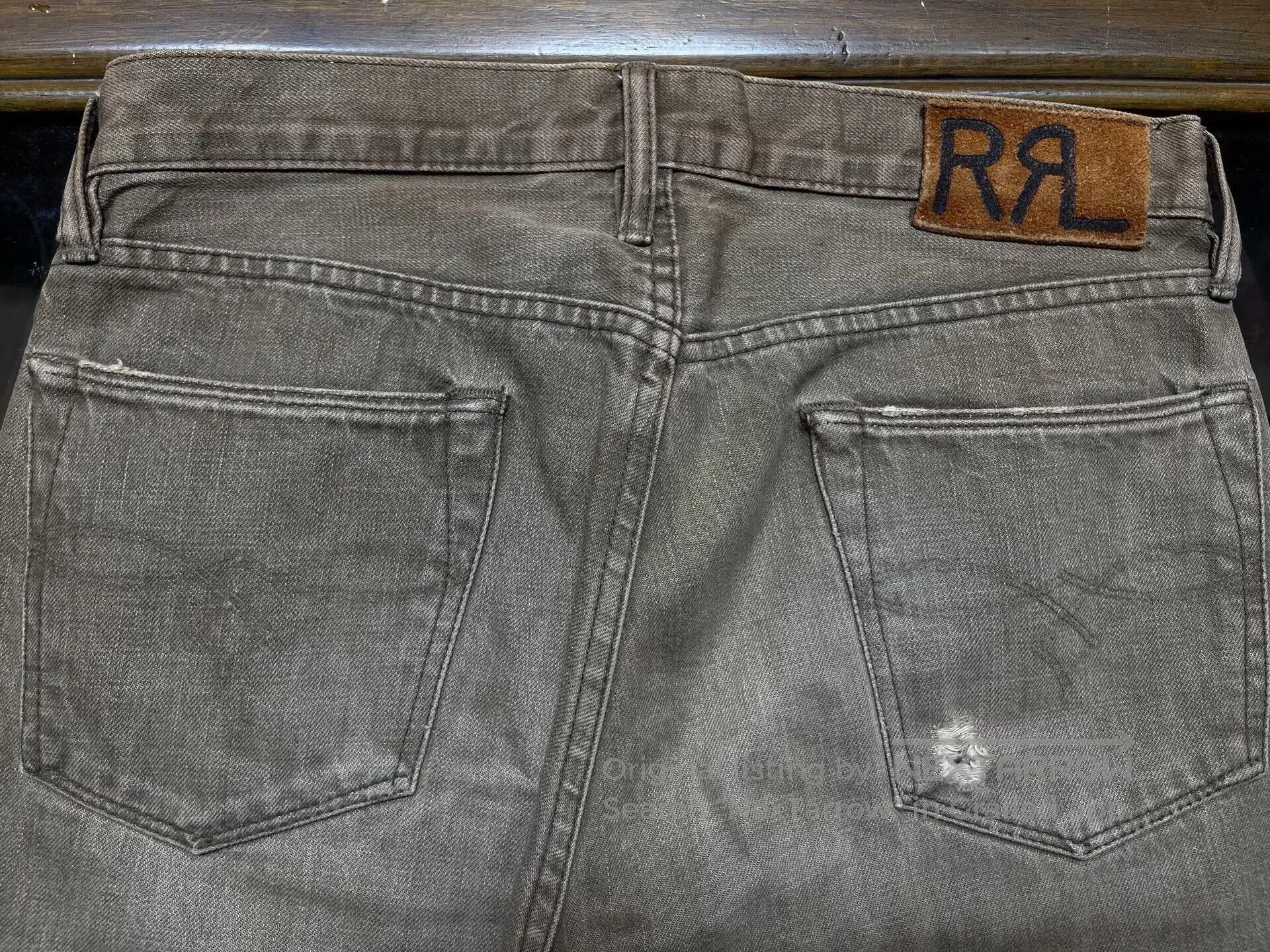 RRL Ralph Lauren vintage rrl distressed denim pants by ralph lauren. Size US 30 / EU 46 - 8 Thumbnail