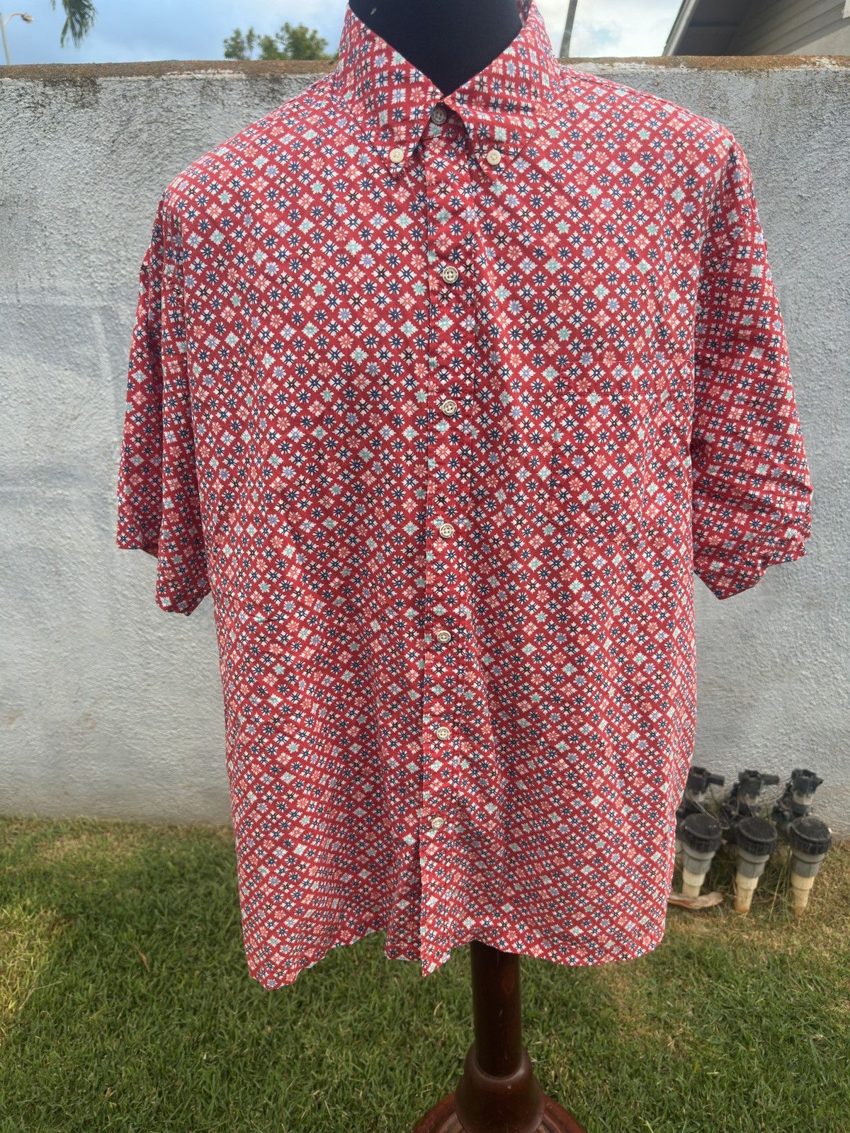 Reyn Spooner PreOwned Reyn Spooner Classic Red Hawaiian Shirt Men's XL Size US XL / EU 56 / 4 - 1 Thumbnail