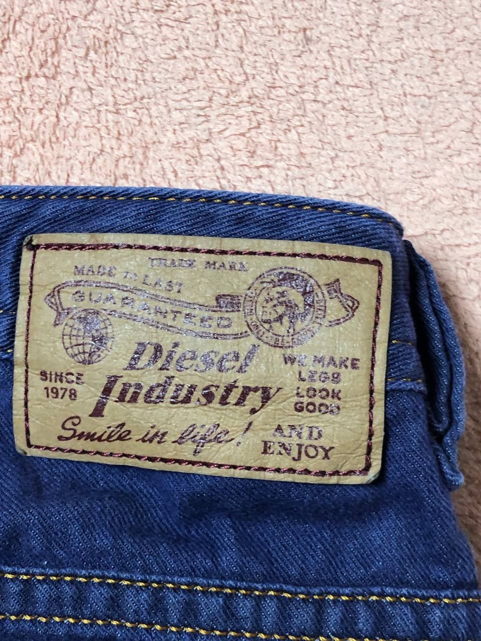 Diesel × Vintage Vintage dirty Diesel jeans faded Y2K pants Size US 33 - 5 Thumbnail
