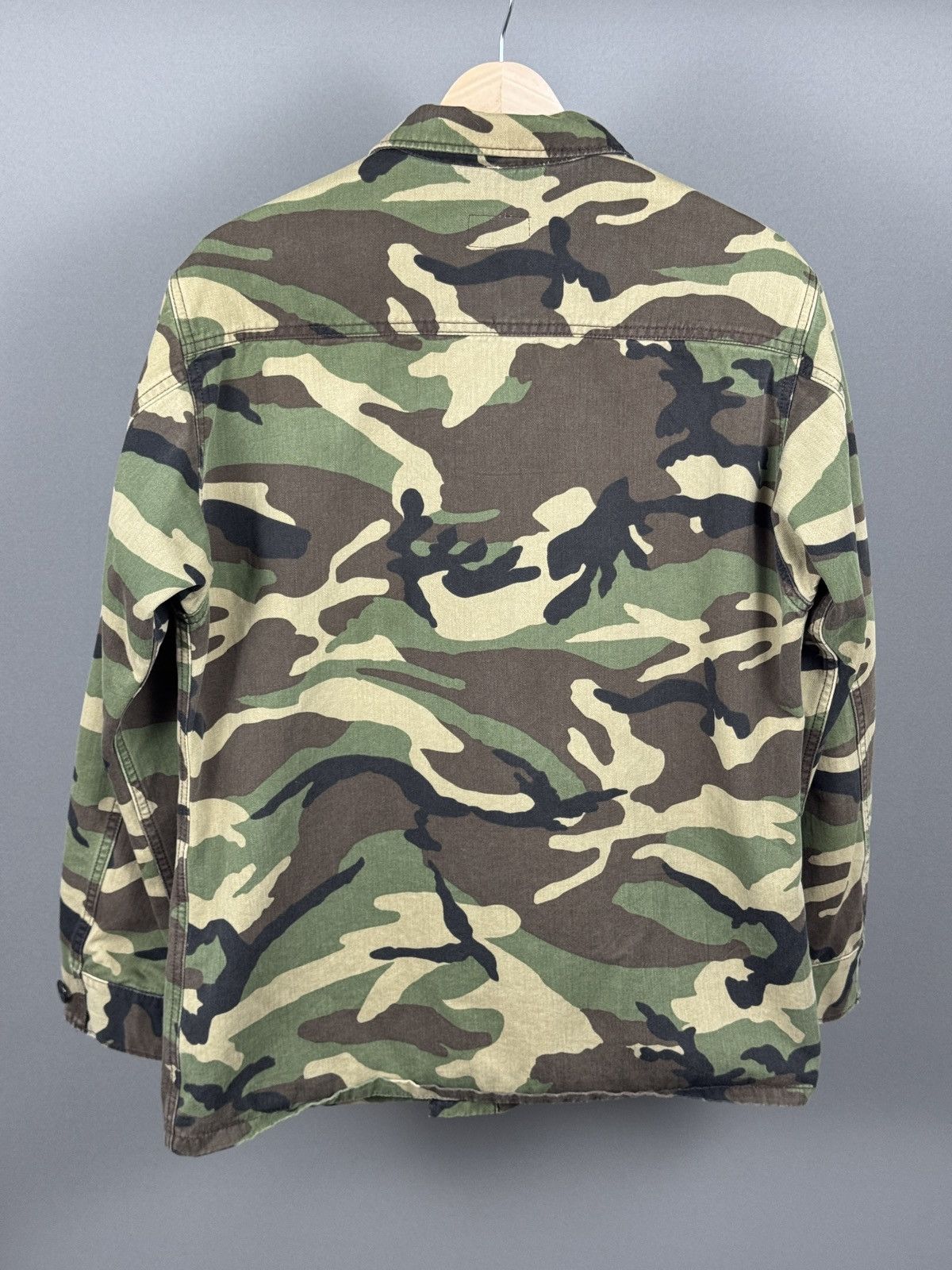 Saint Laurent Paris Saint Laurent Paris Multi Pocket Military Camo Jacket Size US S / EU 44-46 / 1 - 6 Thumbnail