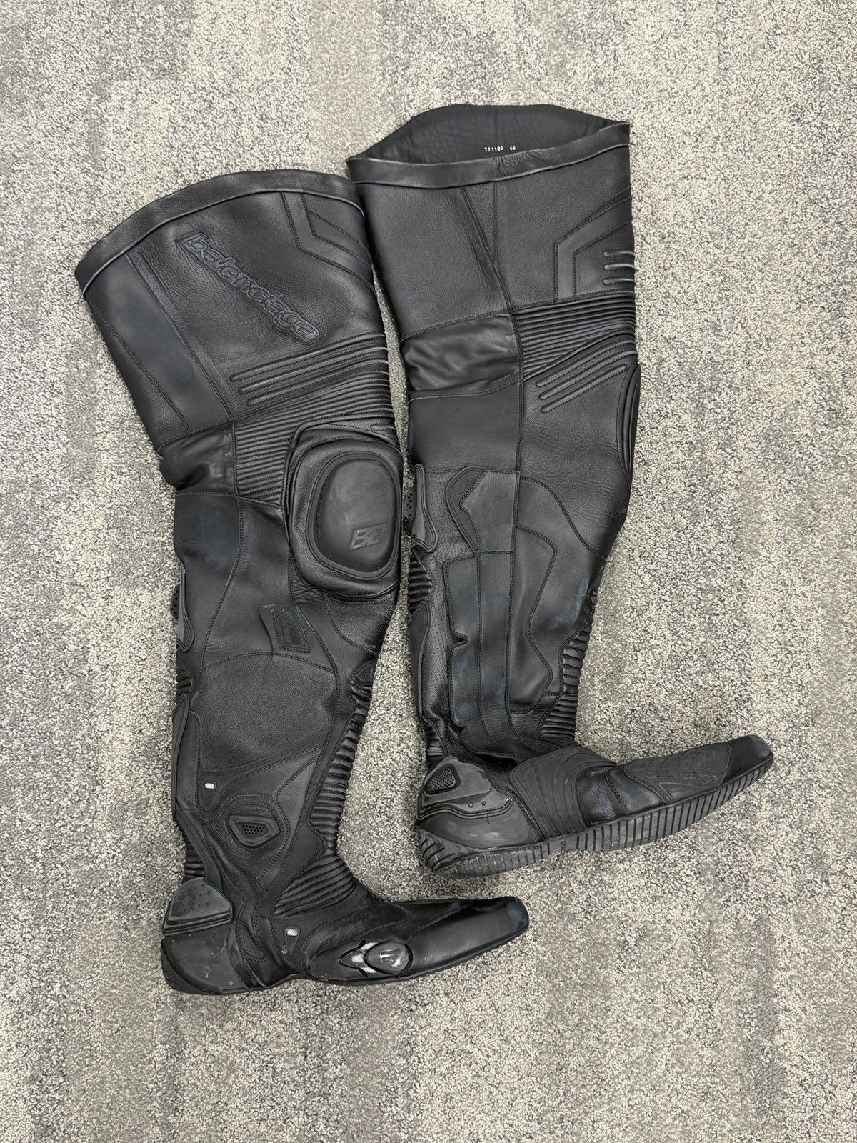 Balenciaga BALENCIAGA SPRING24 BIKER OVER THE KNEE BOOTS Size US 12.5 / EU 45-46 - 2 Thumbnail