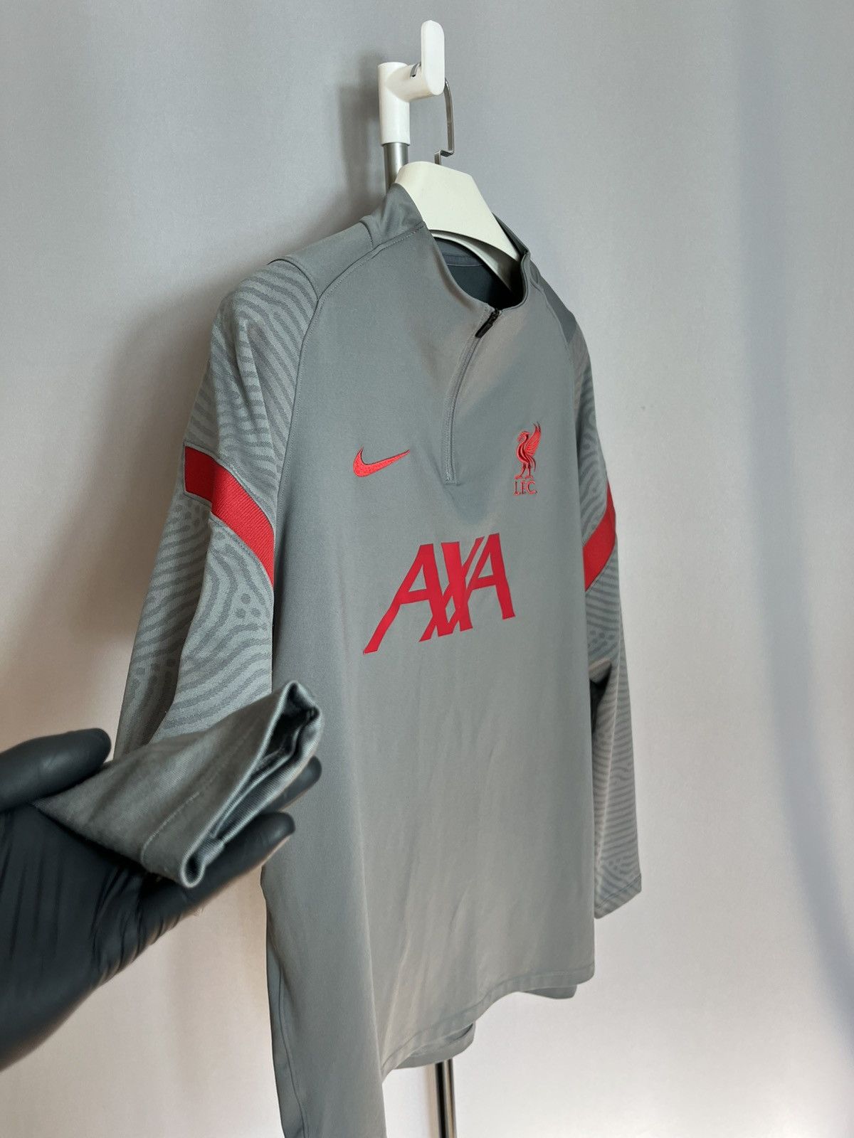 Nike NIKE MEN FC LIVERPOOL 2020/2021 TRAINING TOP SHIRT 1/4 zip Size US XL / EU 56 / 4 - 3 Thumbnail