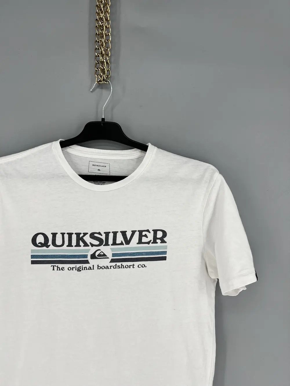 Band Tees Vintage Quiksilver T-Shirt Size S White Surf Skateboard y2k Size US S / EU 44-46 / 1 - 5 Thumbnail
