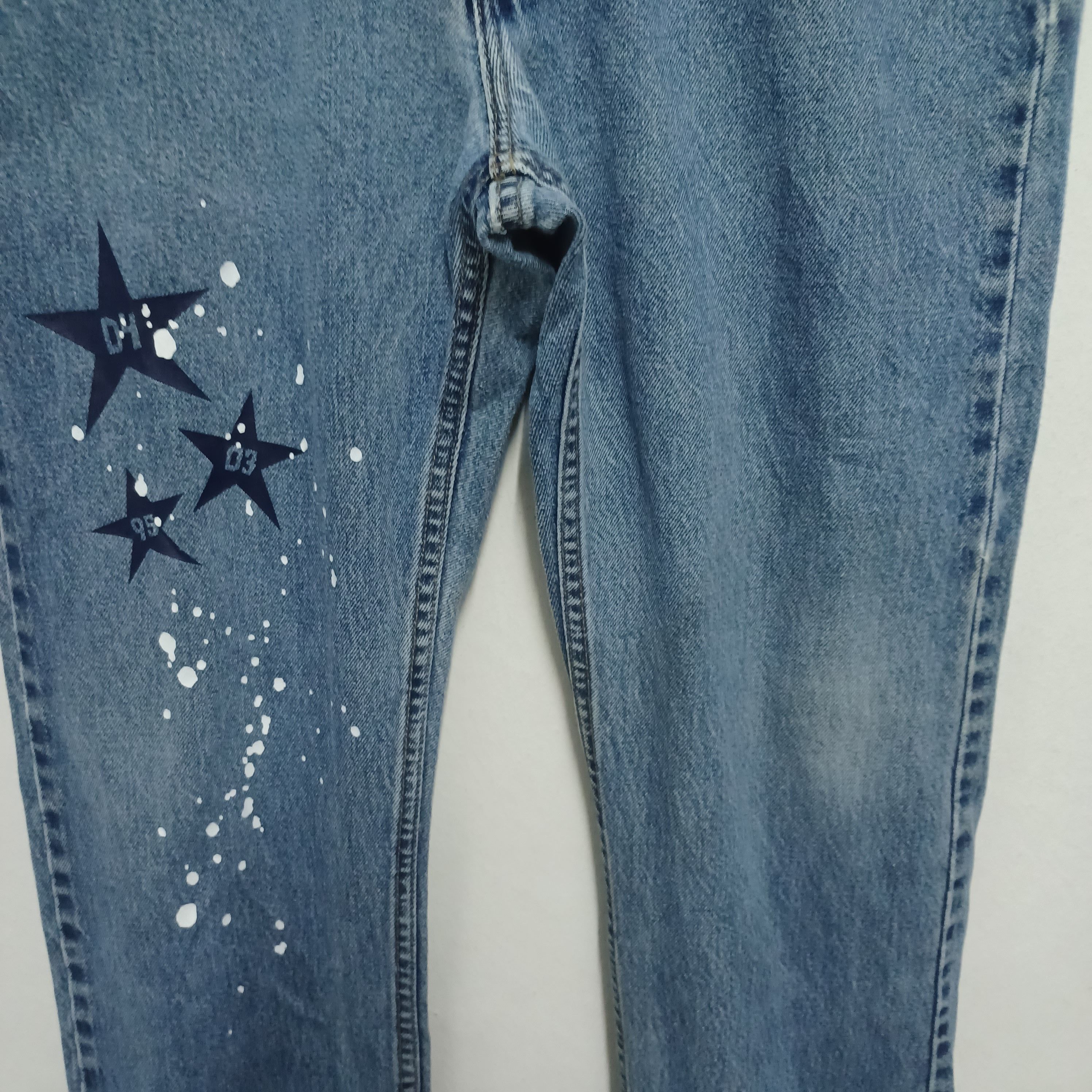 LEVIS 505 X YOKOHAMA F MARINOS DISTRESSES JEANS