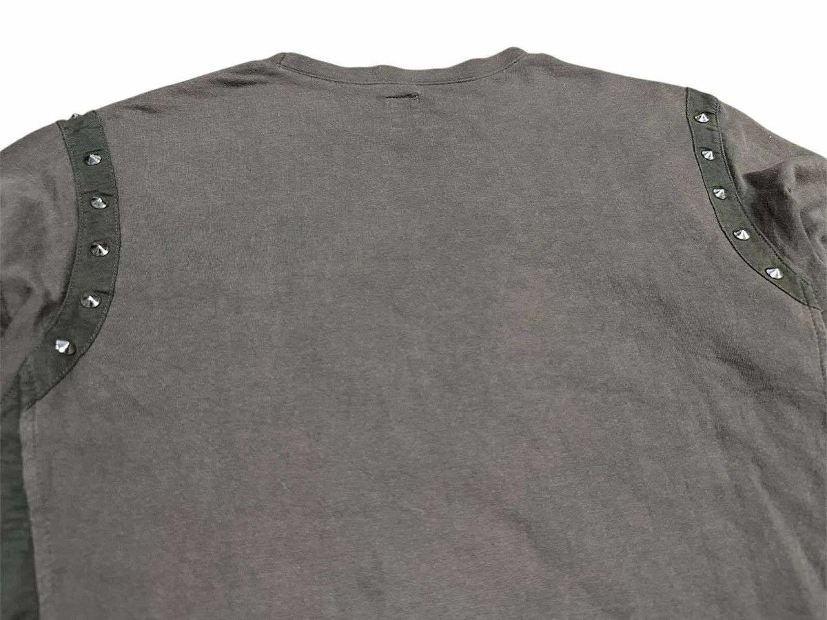 PPFM 🔥Sick Y2K PPFM Spiked Studded Sweatshirt Military Punk Size US M / EU 48-50 / 2 - 9 Thumbnail