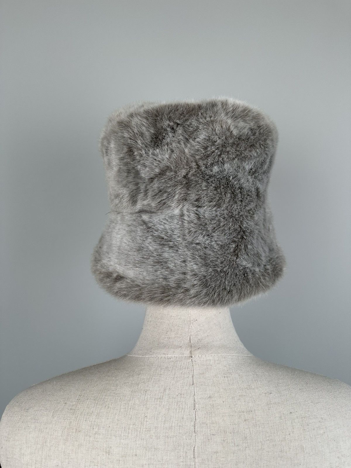 If Six Was Nine × Vintage Vintage Y2k Fuzzy Bucket Hat Mohair Fur Faux If Six Was Nine Size ONE SIZE - 3 Thumbnail