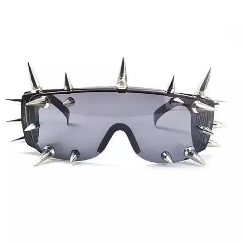 Electric Visual × Vintage Spiked Sunglasses Y2K Size ONE SIZE - 2 Thumbnail