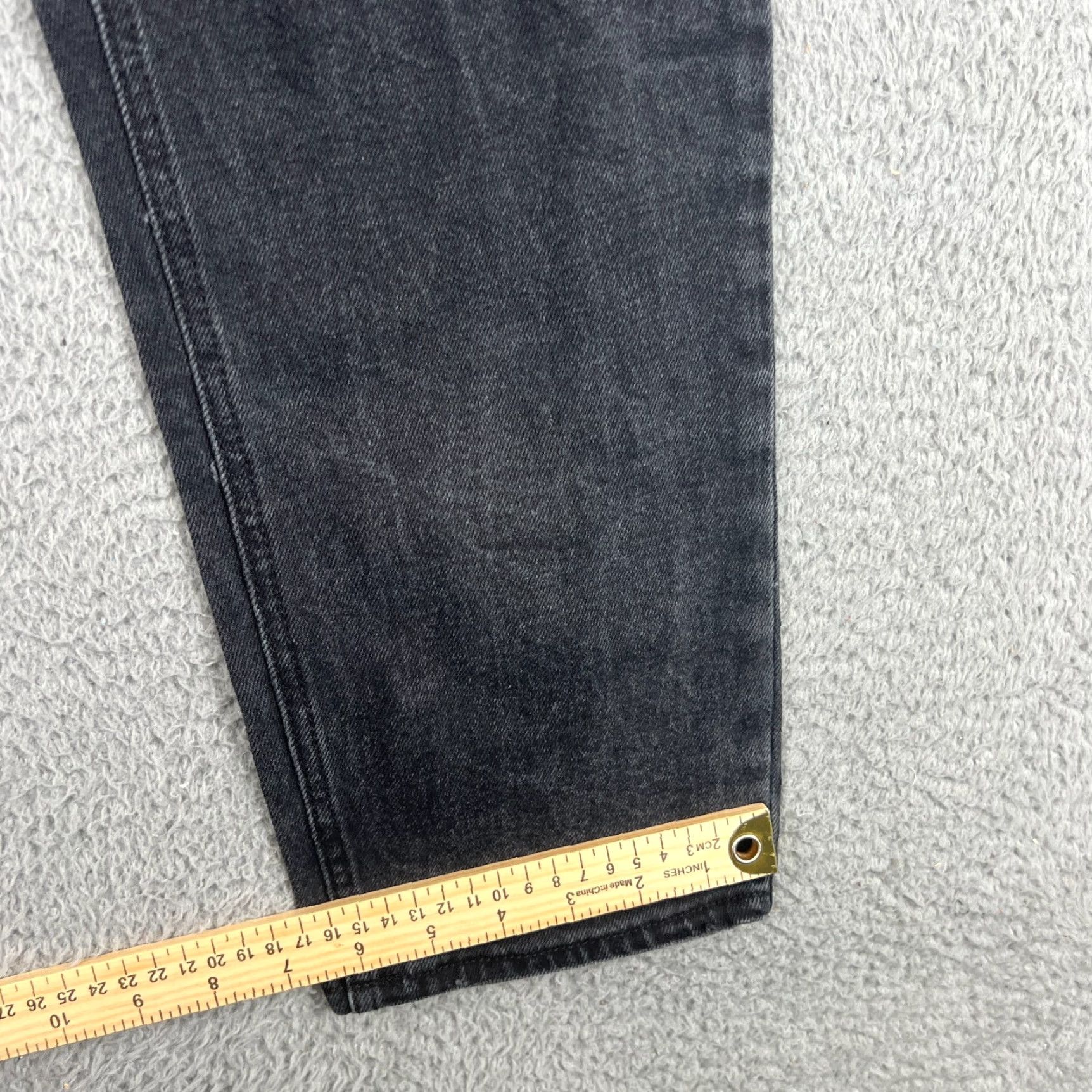Abercrombie & Fitch VINTAGE Abercrombie & Fitch Women's Jeans 6 High-Rise Ankle Straight Leg Black Denim Size 28" / US 6 / IT 42 - 2 Thumbnail