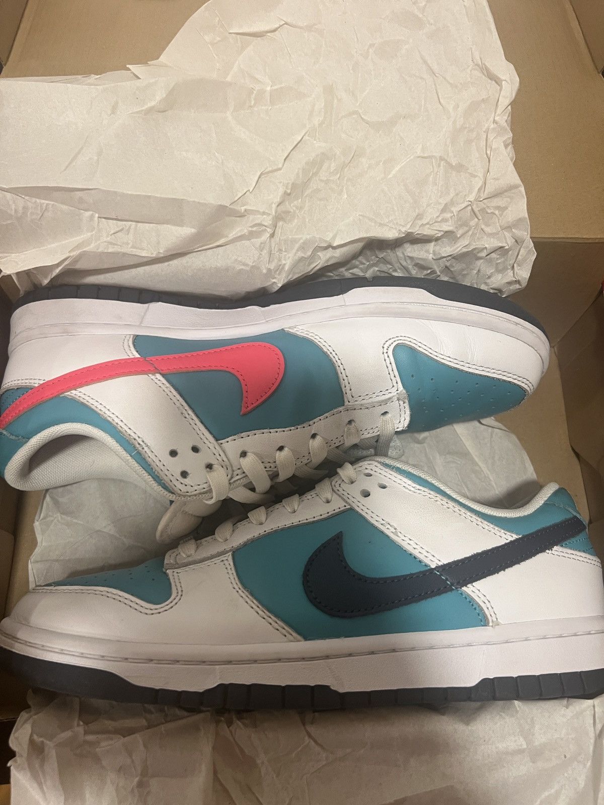 Nike SIZE 8 MEN - Nike Dunk Low Retro Dusty Cactus Thunder Blue Size US 8 / EU 41 - 1 Thumbnail
