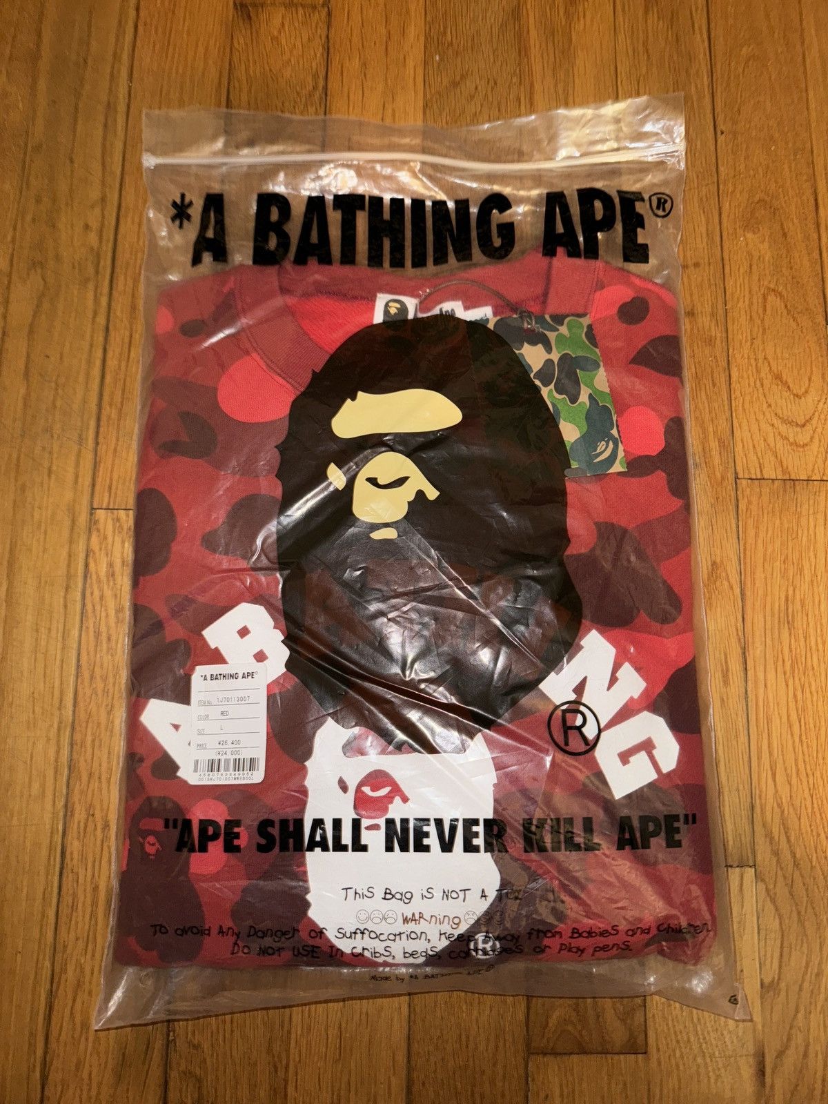 Bape Color Camo College Crewneck Size US L / EU 52-54 / 3 - 3 Thumbnail