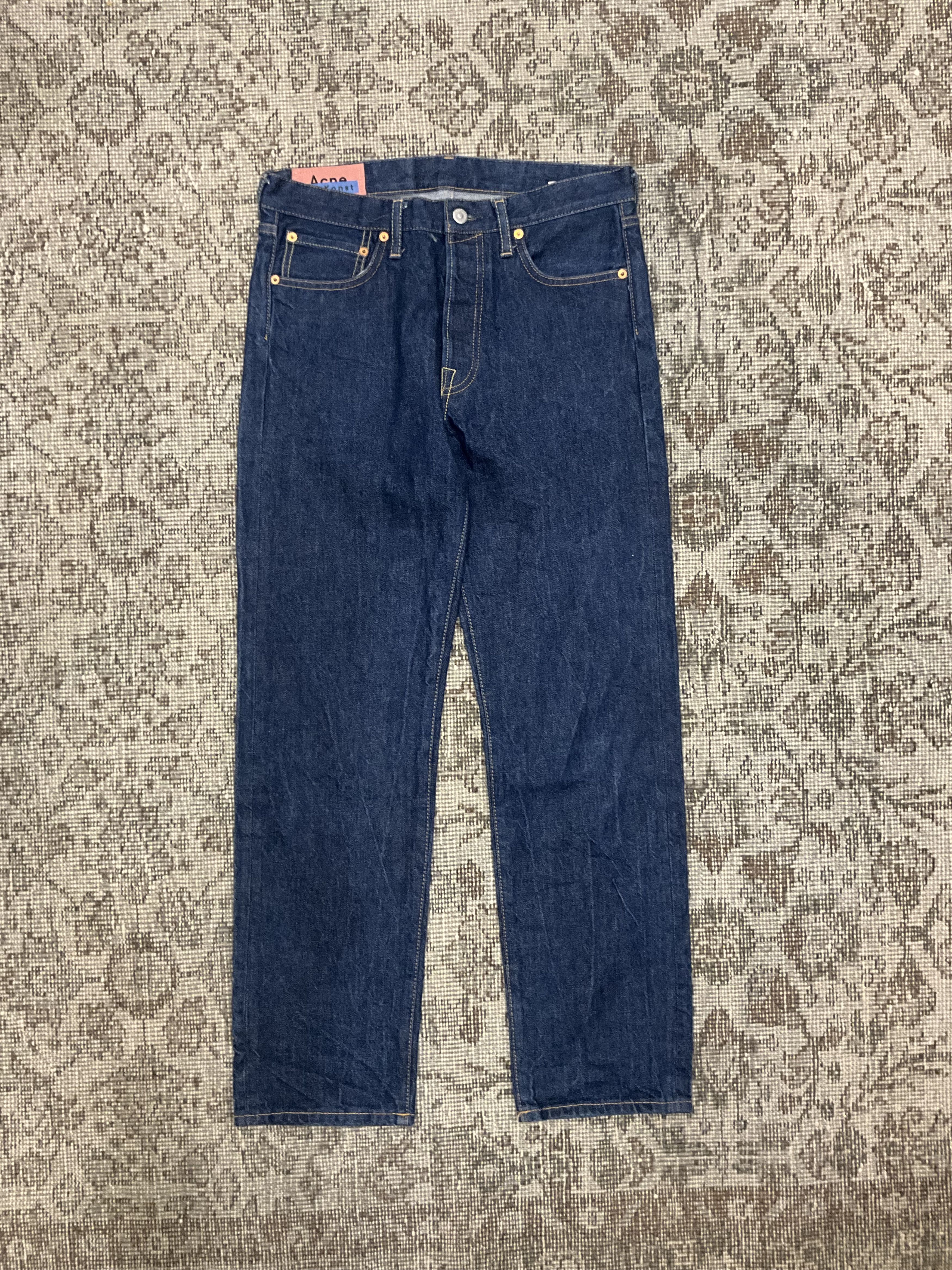 Acne Studios Acne Studios 1996 Dark Blue Trash FW18 | Grailed