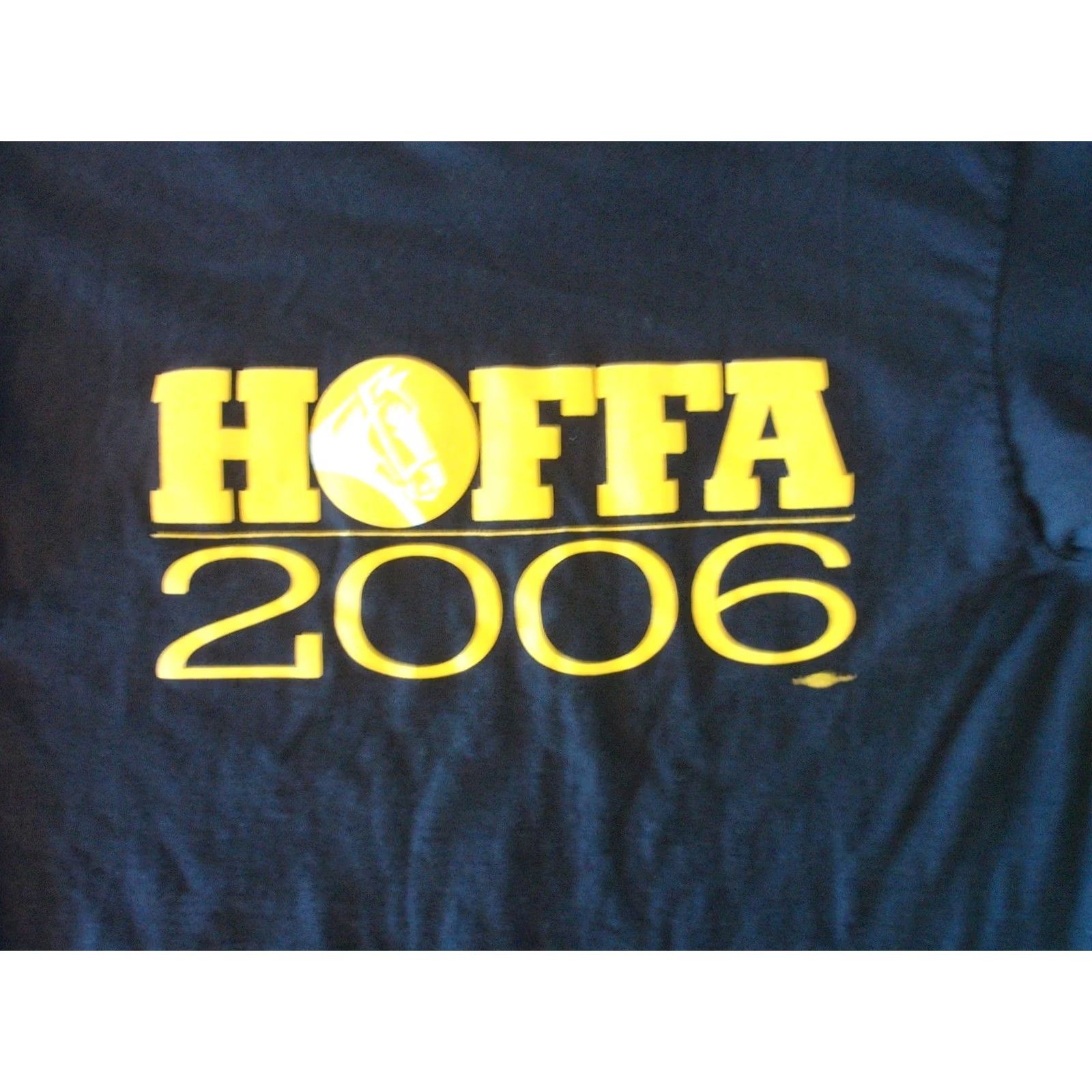 Vintage VINTAGE Bayside T-Shirt Men's Large Black USA 2006 James P. Hoffa Teamsters Graphic Print Front Back-Patriotic Mens Clothing Size US L / EU 52-54 / 3 - 3 Thumbnail