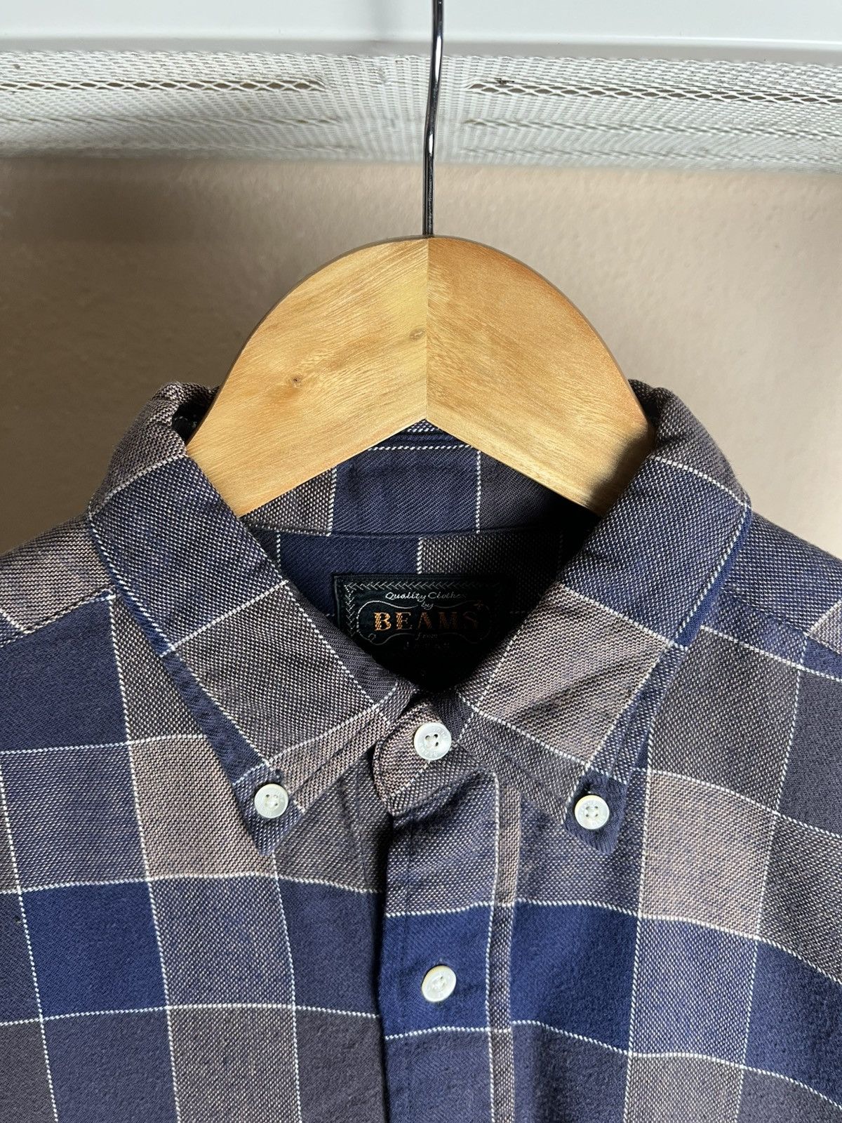 Beams Japan Flannel Checkered Button Up