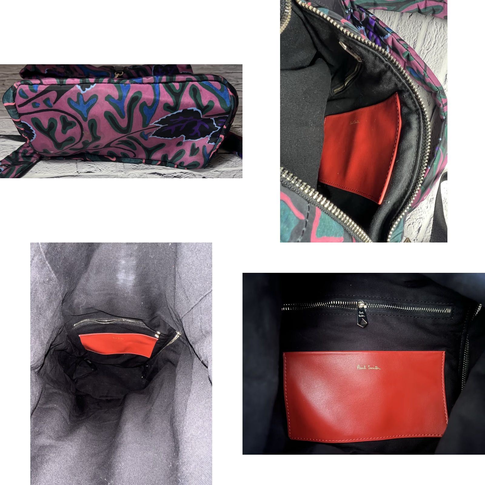 Paul Smith Paul Smith Multicolor Fold Over Backpack Bag Women Nylon Folding Backpack Multicolor Designer 14.75” tall 10” W x 6” Deep Womens Size ONE SIZE - 8 Thumbnail