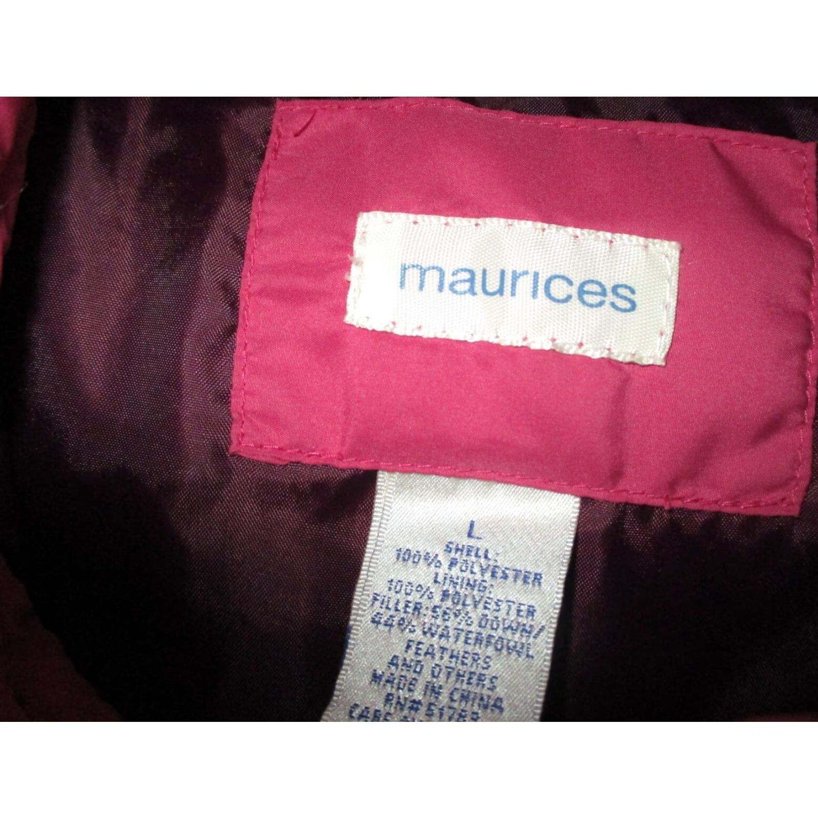 Vintage MAURICES Pink Mauve Down Insulated Vest Women's L Vest Pink Mauve Down Insulated Women’s L Size L / US 10 / IT 46 - 6 Thumbnail