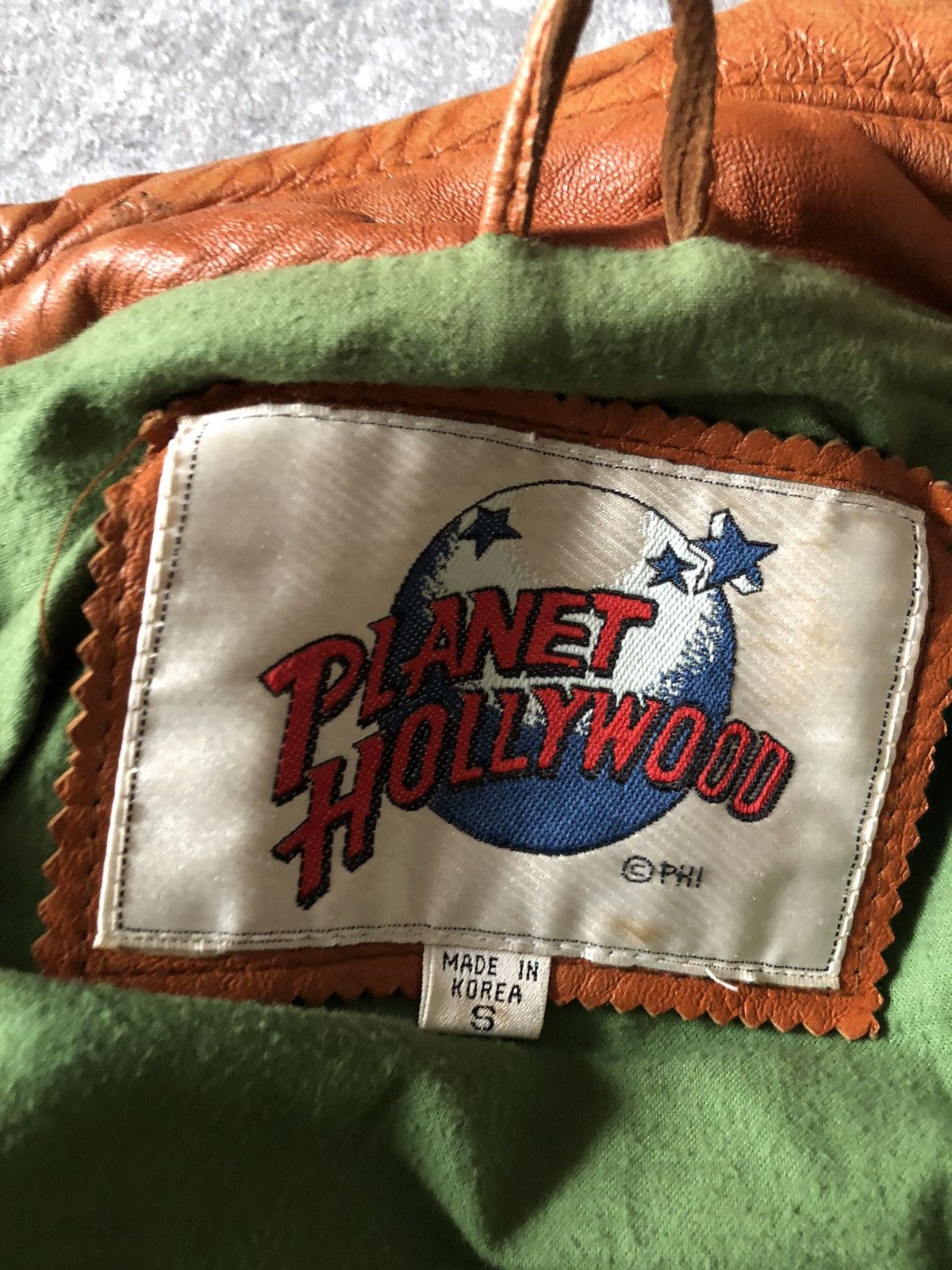 Planet Hollywood PLANET HOLLYWOOD VINTAGE LEATHER JACKET LIKE STALLONE Size US S / EU 44-46 / 1 - 13 Thumbnail