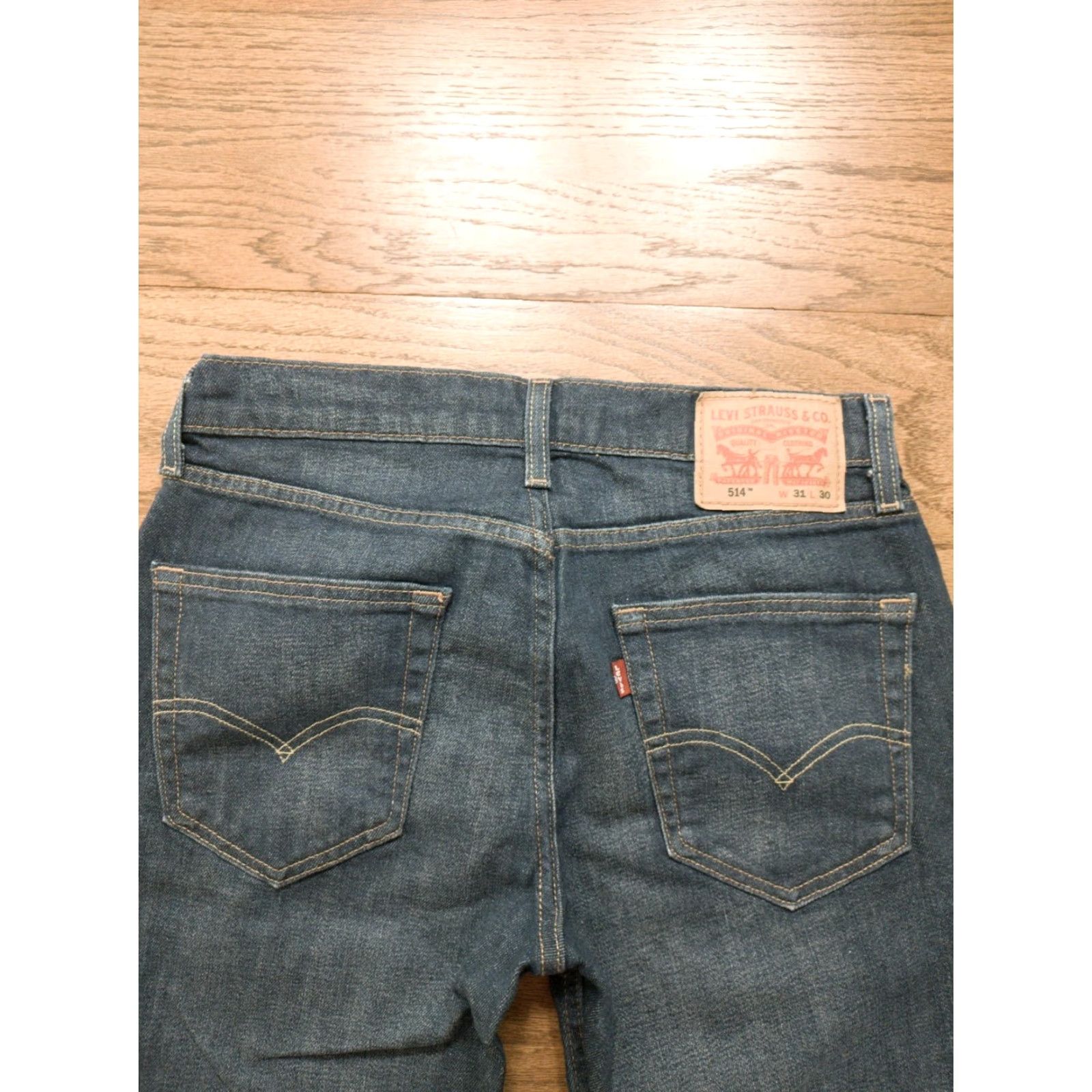 Levi's Levi's 514 Jeans Denim Blue Regular Slimming 30x28 Western Cowboy 80s 90s USA Mens Size US 30 / EU 46 - 3 Thumbnail