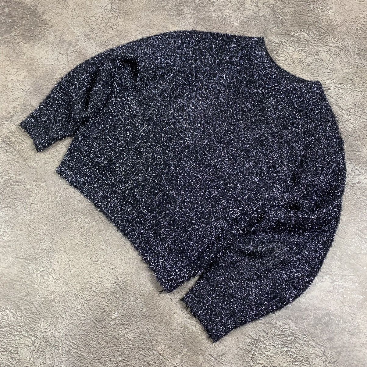 Vintage Vintage Y2K ABSTRACT MOHAIR SWEATER Knitted Flower 90s Size L / US 10 / IT 46 - 5 Thumbnail