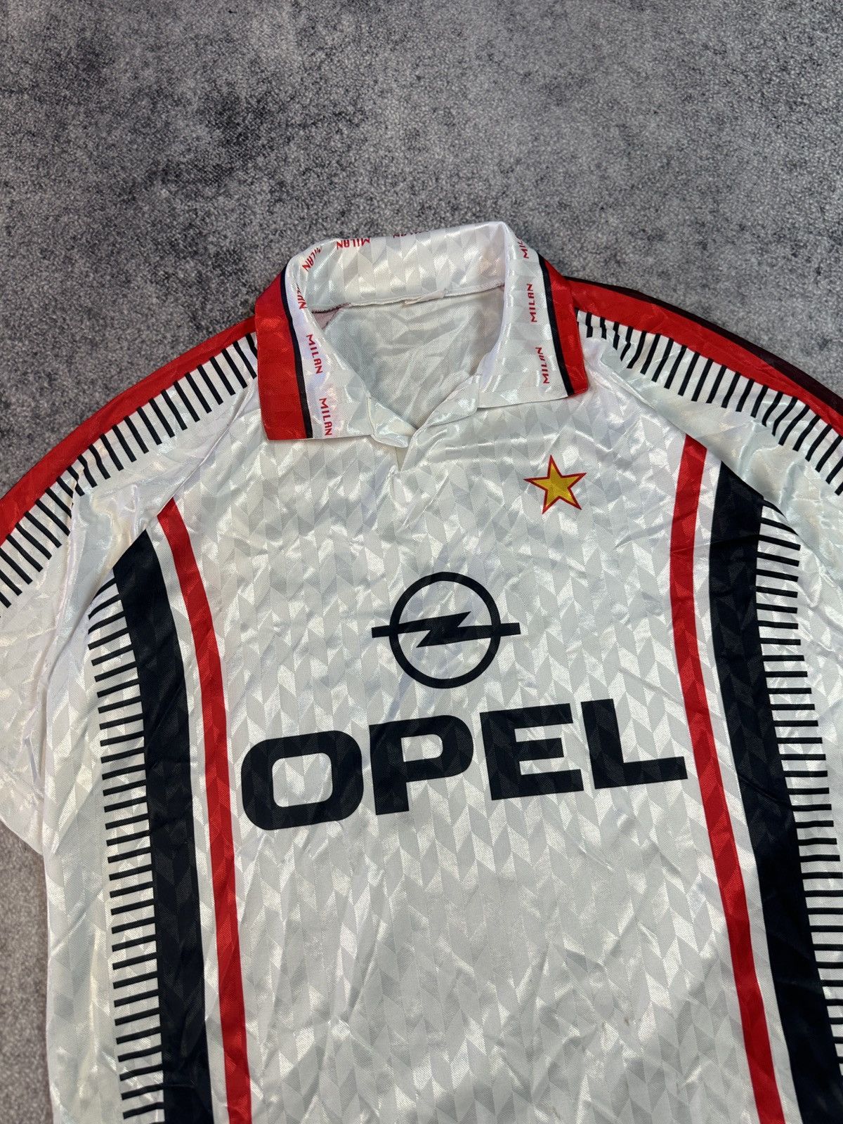 Vintage Vintage Milan Kluivert 9 Soccer Jersey Blokecore Rare Style Size US XL / EU 56 / 4 - 4 Thumbnail