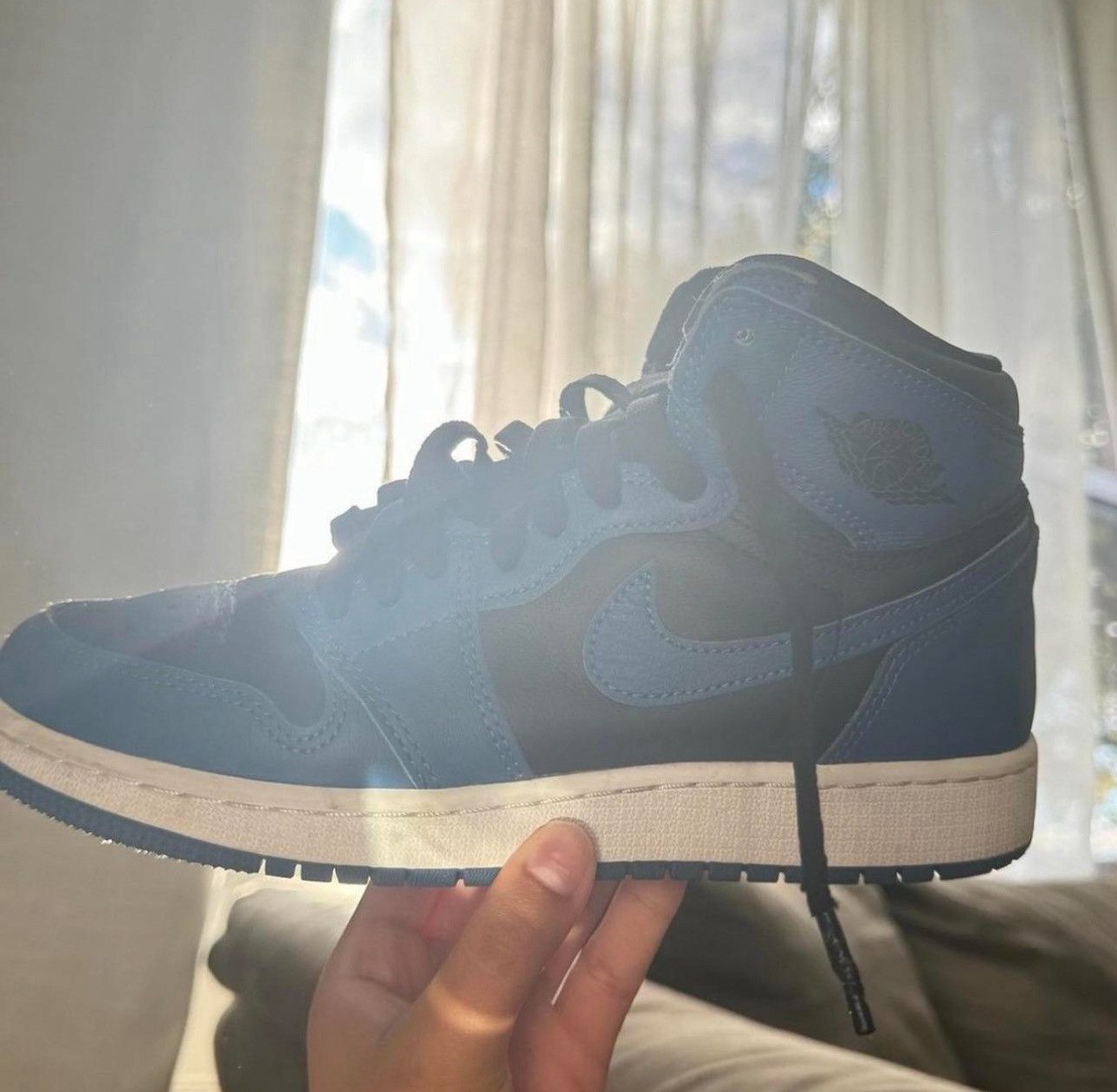 Jordan Brand Jordan 1 retro high OG dark Marina Blue Size US 5.5 / EU 38 - 3 Thumbnail