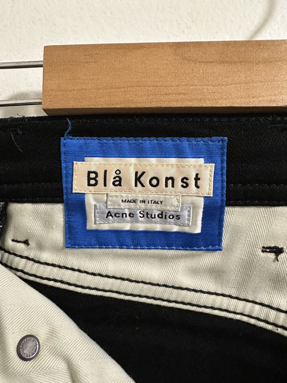Acne Studios Acne Studios Bla Konst River Stay Black Jeans Size US 28 / EU 44 - 6 Thumbnail